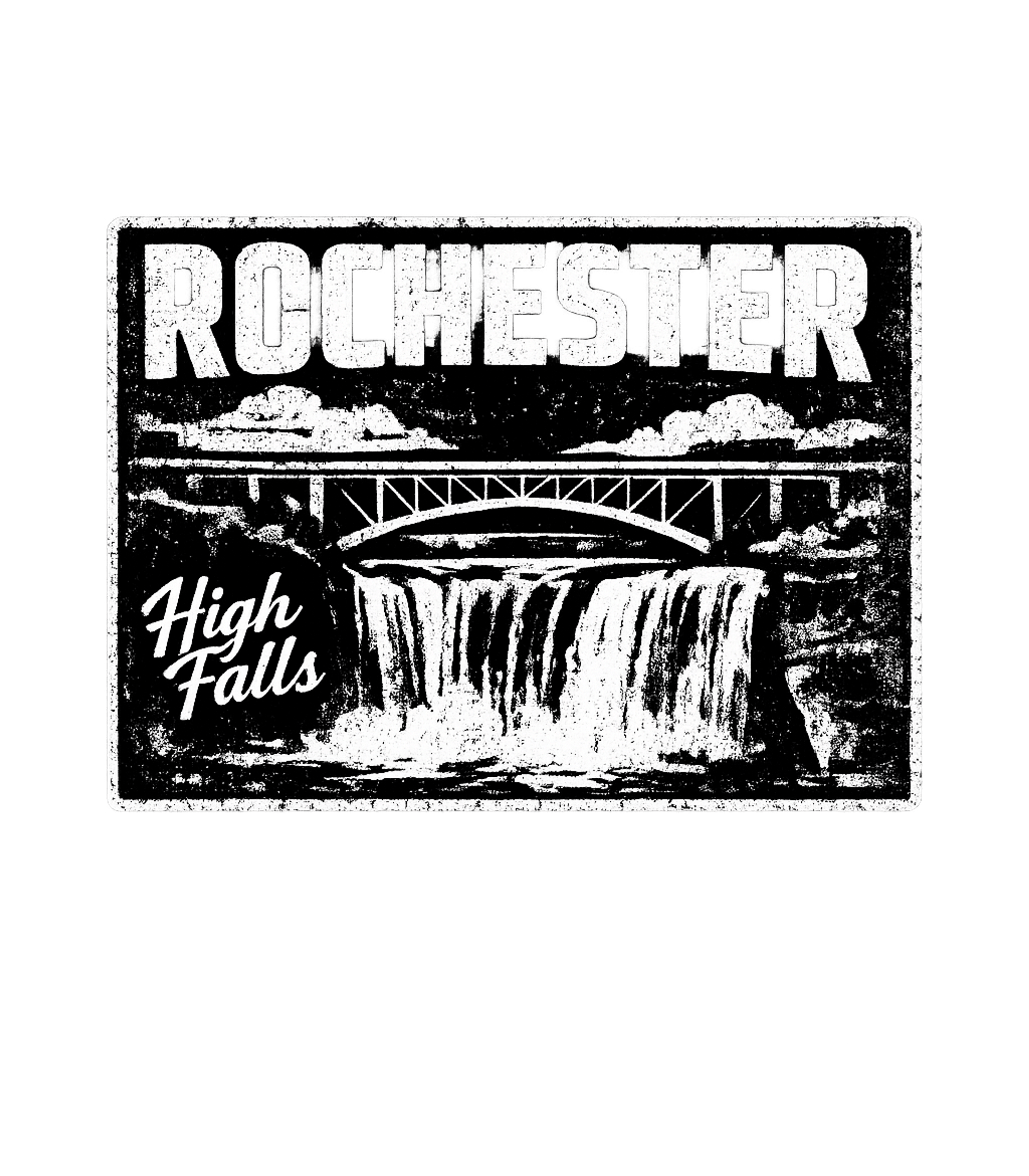 Rochester High Falls New York Premium T-Shirt featuring Show your love for Rochester with this vintage-style graphic – designed by Geoff Brown @ SunFrog Rochester High Falls New York Premium T-Shirt featuring Show your love for Rochester with this vintage-style graphic – designed by Geoff Brown @ SunFrog