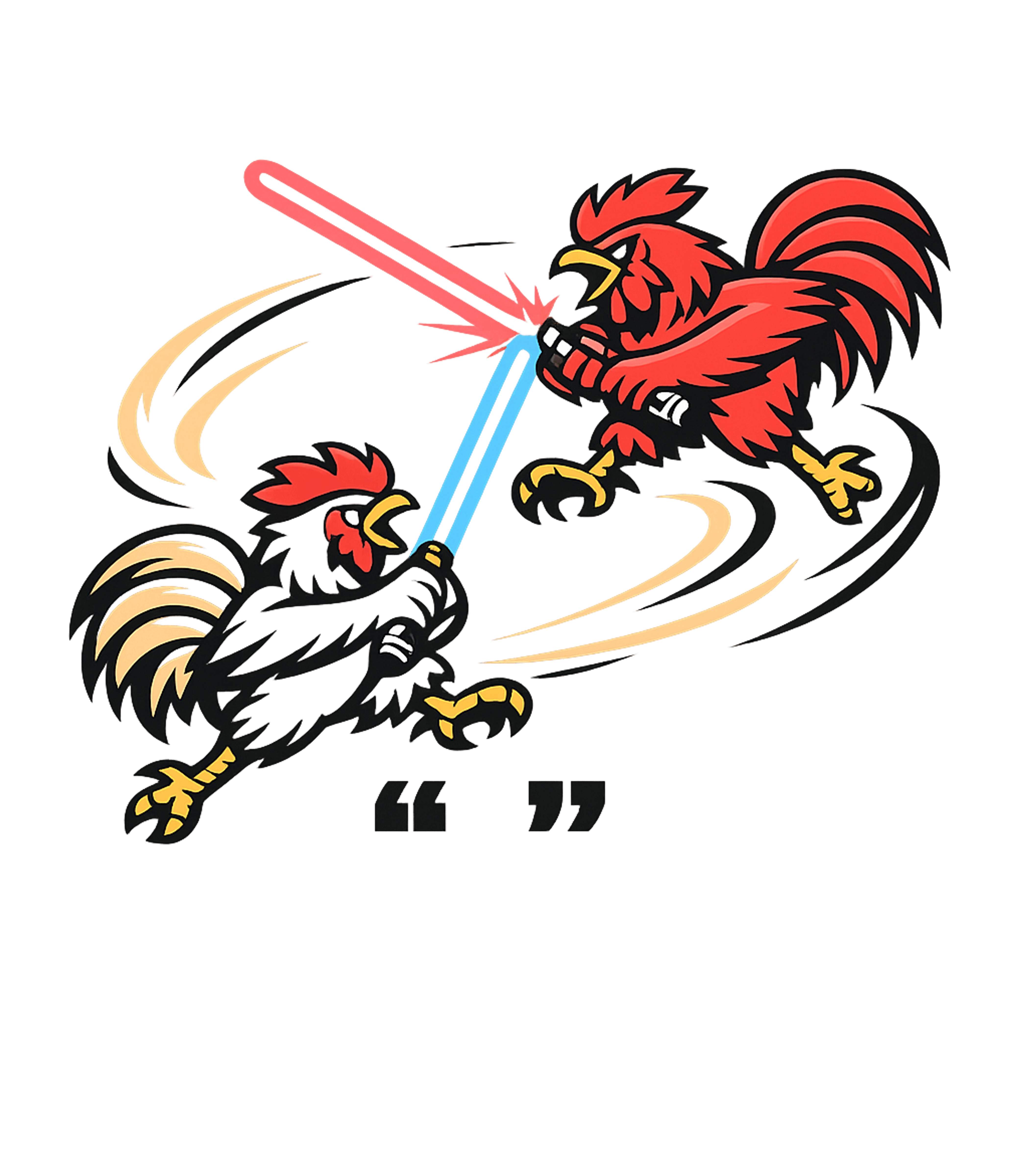 Rooster Lightsaber Duel Meme Humor Premium T-Shirt featuring Witness an epic clash with this fun graphic featuring two st – designed by Geoff Brown @ SunFrog Rooster Lightsaber Duel Meme Humor Premium T-Shirt featuring Witness an epic clash with this fun graphic featuring two st – designed by Geoff Brown @ SunFrog