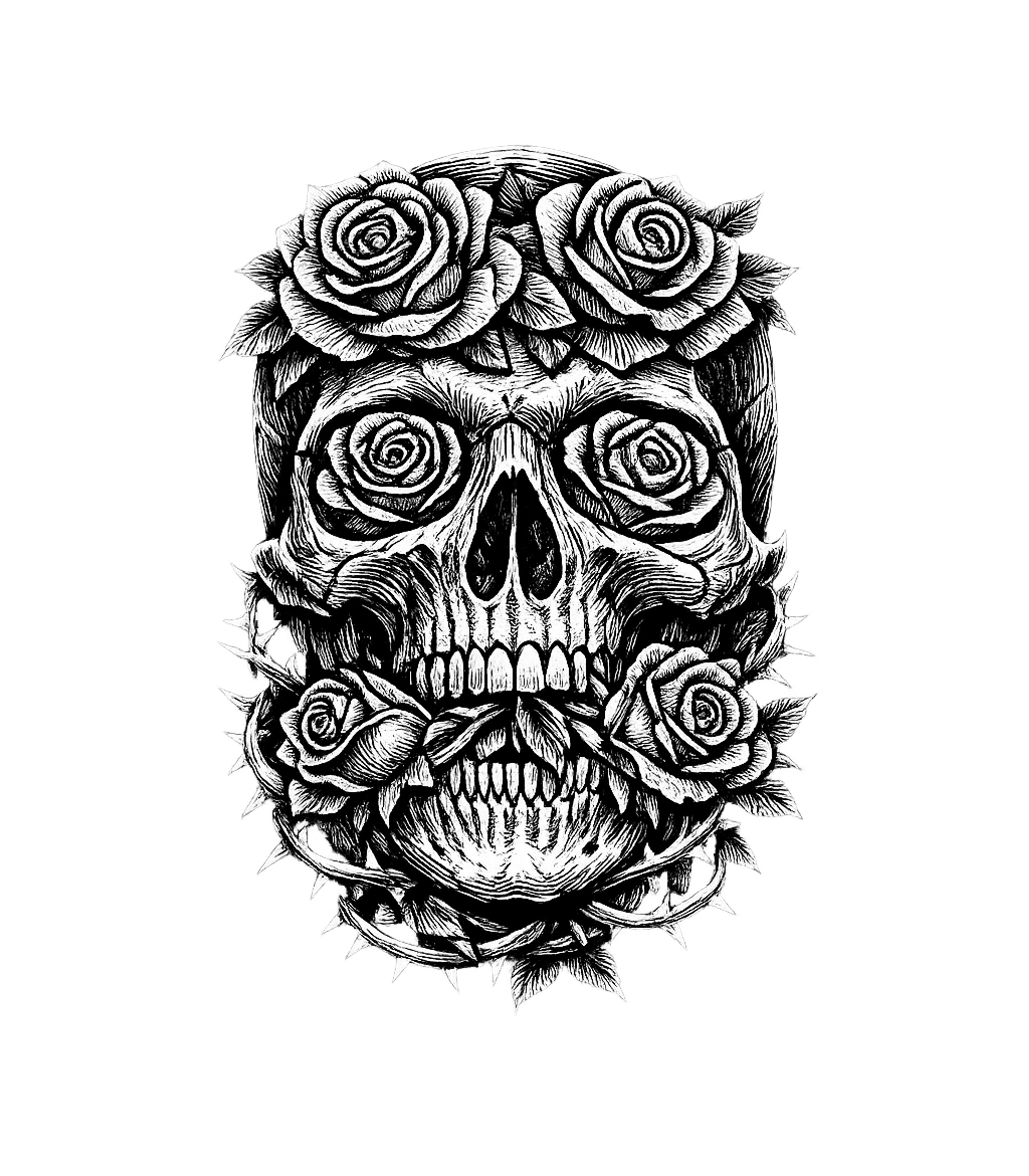 Rose Thorn Skull Art halloween Premium T-Shirt featuring A striking graphic featuring a detailed skull adorned with b – designed by Geoff Brown @ SunFrog Rose Thorn Skull Art halloween Premium T-Shirt featuring A striking graphic featuring a detailed skull adorned with b – designed by Geoff Brown @ SunFrog