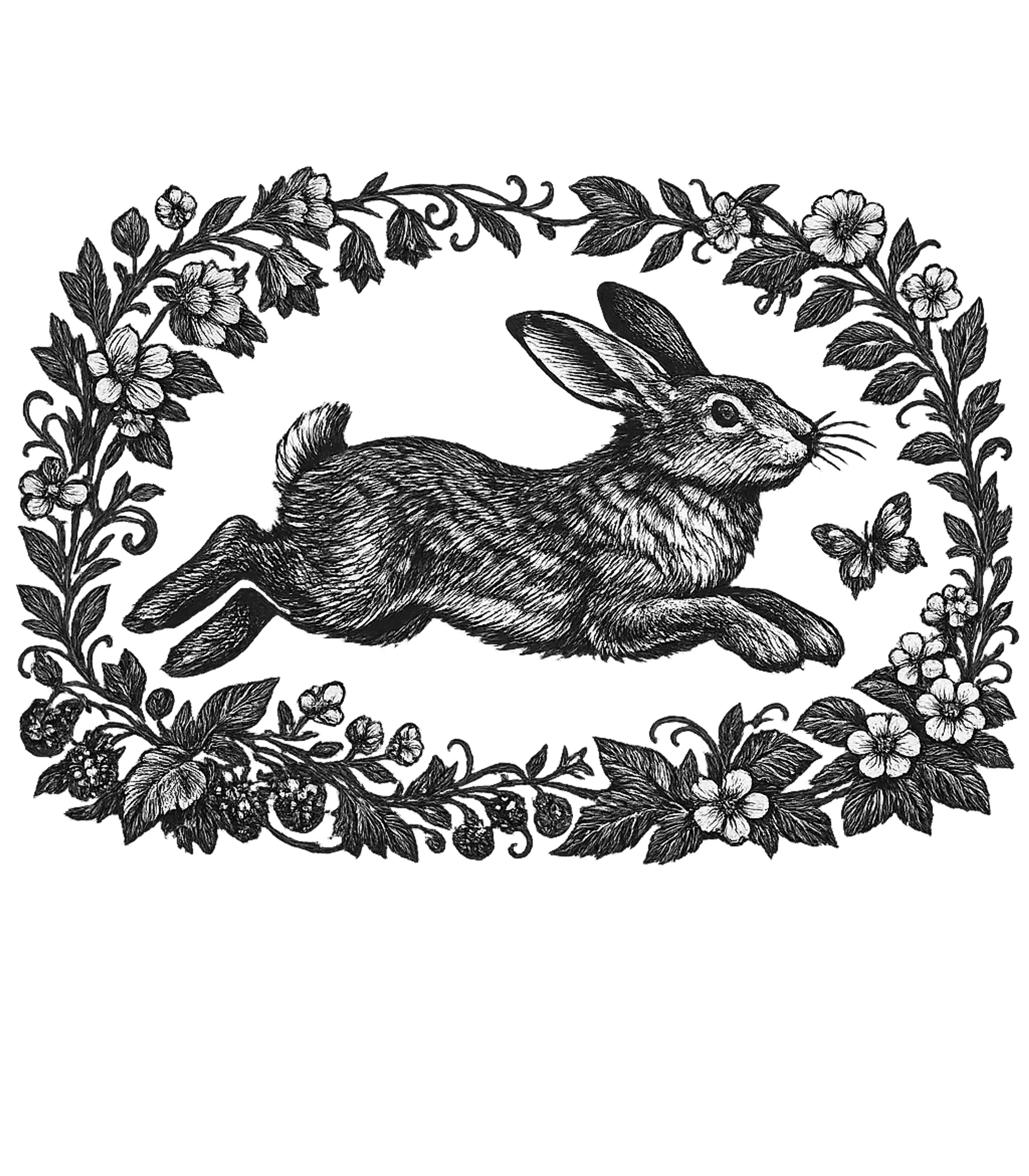 Running Hare Floral Art Wildlife Hooded Sweatshirt featuring An elegant black and white illustration of a running hare, s – designed by Geoff Brown @ SunFrog Running Hare Floral Art Wildlife Hooded Sweatshirt featuring An elegant black and white illustration of a running hare, s – designed by Geoff Brown @ SunFrog