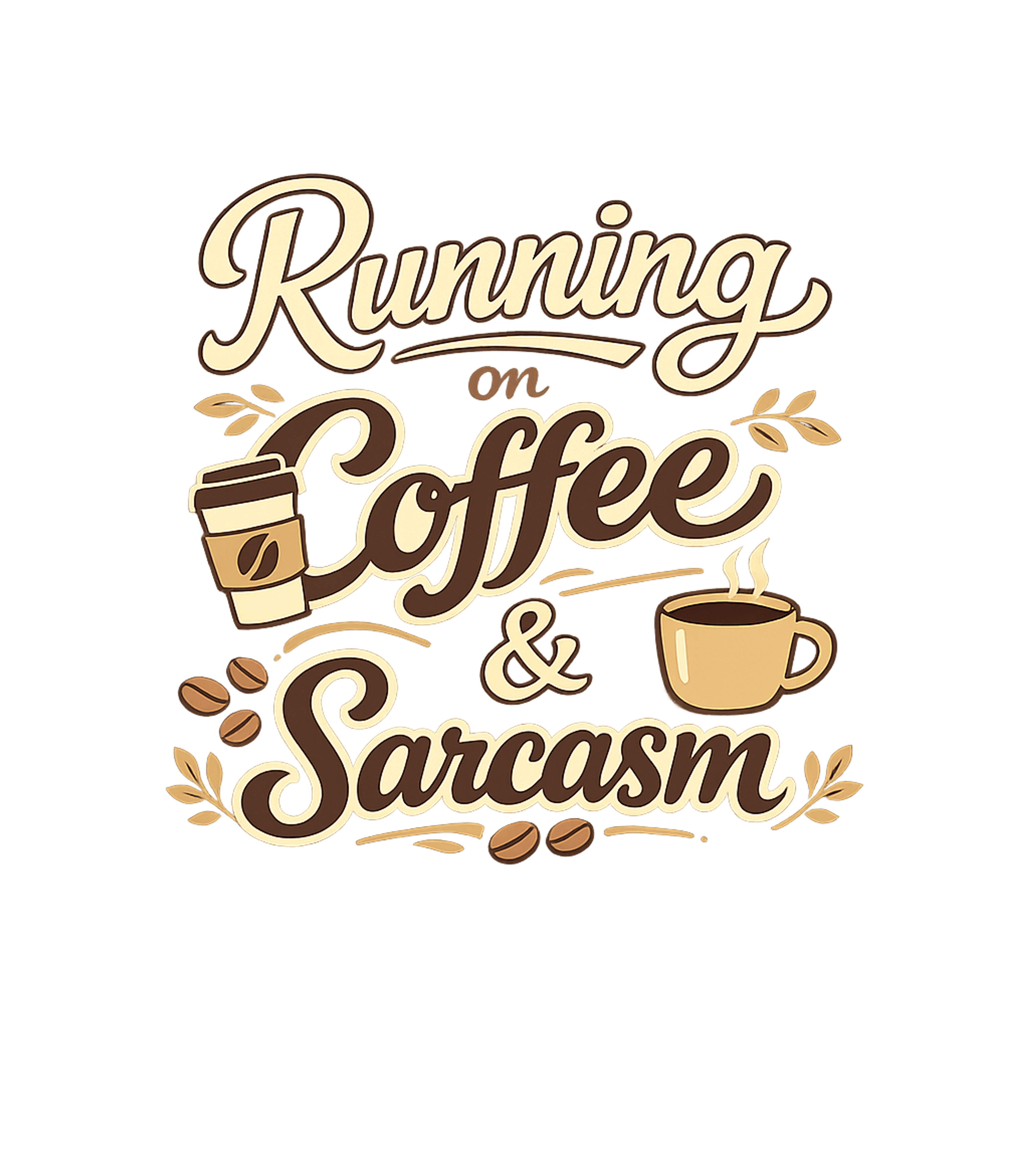 Running on Coffee Sarcasm Sarcasm Premium T-Shirt featuring This fun graphic tee celebrates the daily fuel of coffee lov – designed by Geoff Brown @ SunFrog Running on Coffee Sarcasm Sarcasm Premium T-Shirt featuring This fun graphic tee celebrates the daily fuel of coffee lov – designed by Geoff Brown @ SunFrog