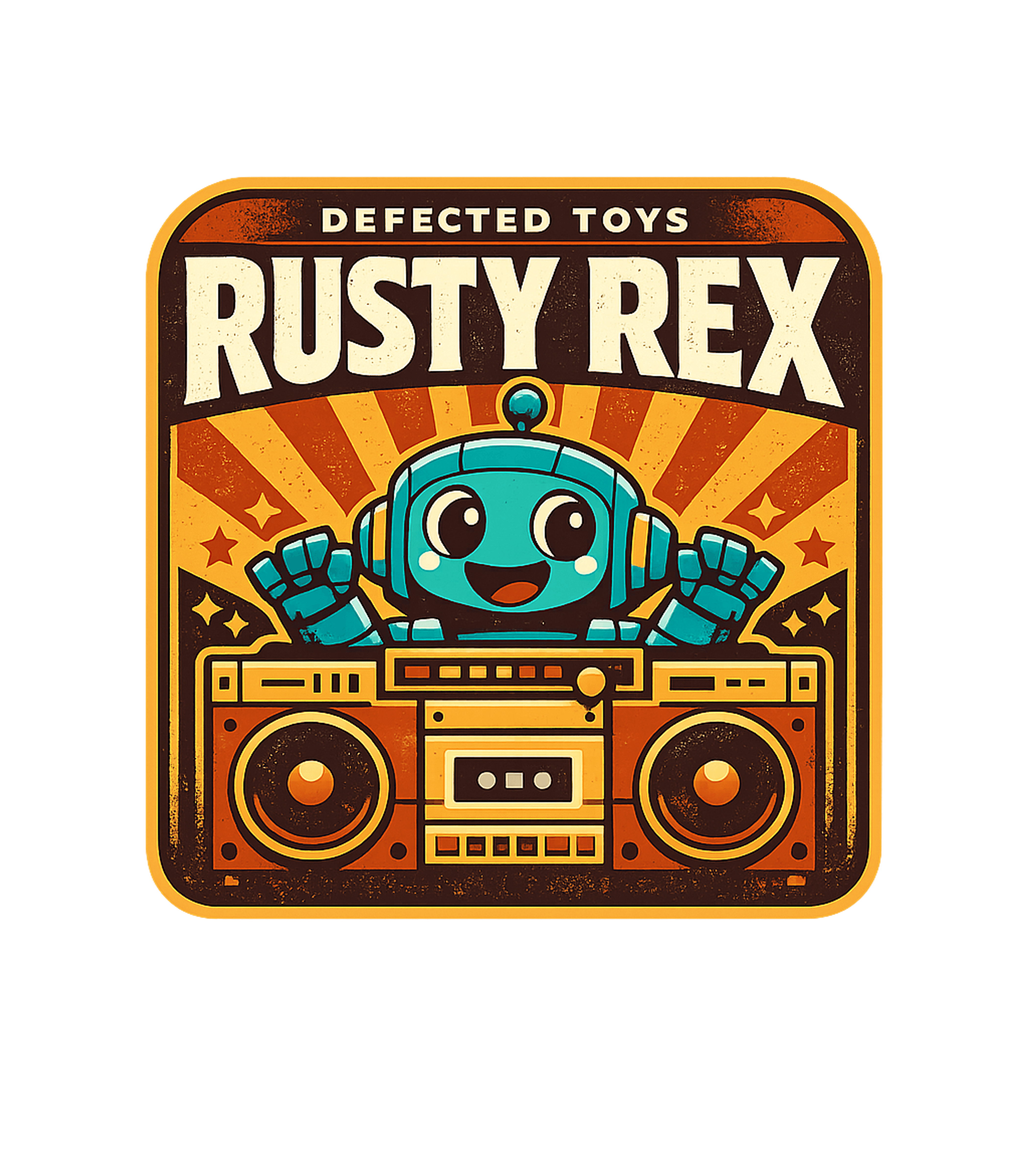 Rusty Rex Groove Bot Music Premium T-Shirt featuring Groove with Rusty Rex, the cutest defected toy robot, jammin – designed by Geoff Brown @ SunFrog Rusty Rex Groove Bot Music Premium T-Shirt featuring Groove with Rusty Rex, the cutest defected toy robot, jammin – designed by Geoff Brown @ SunFrog