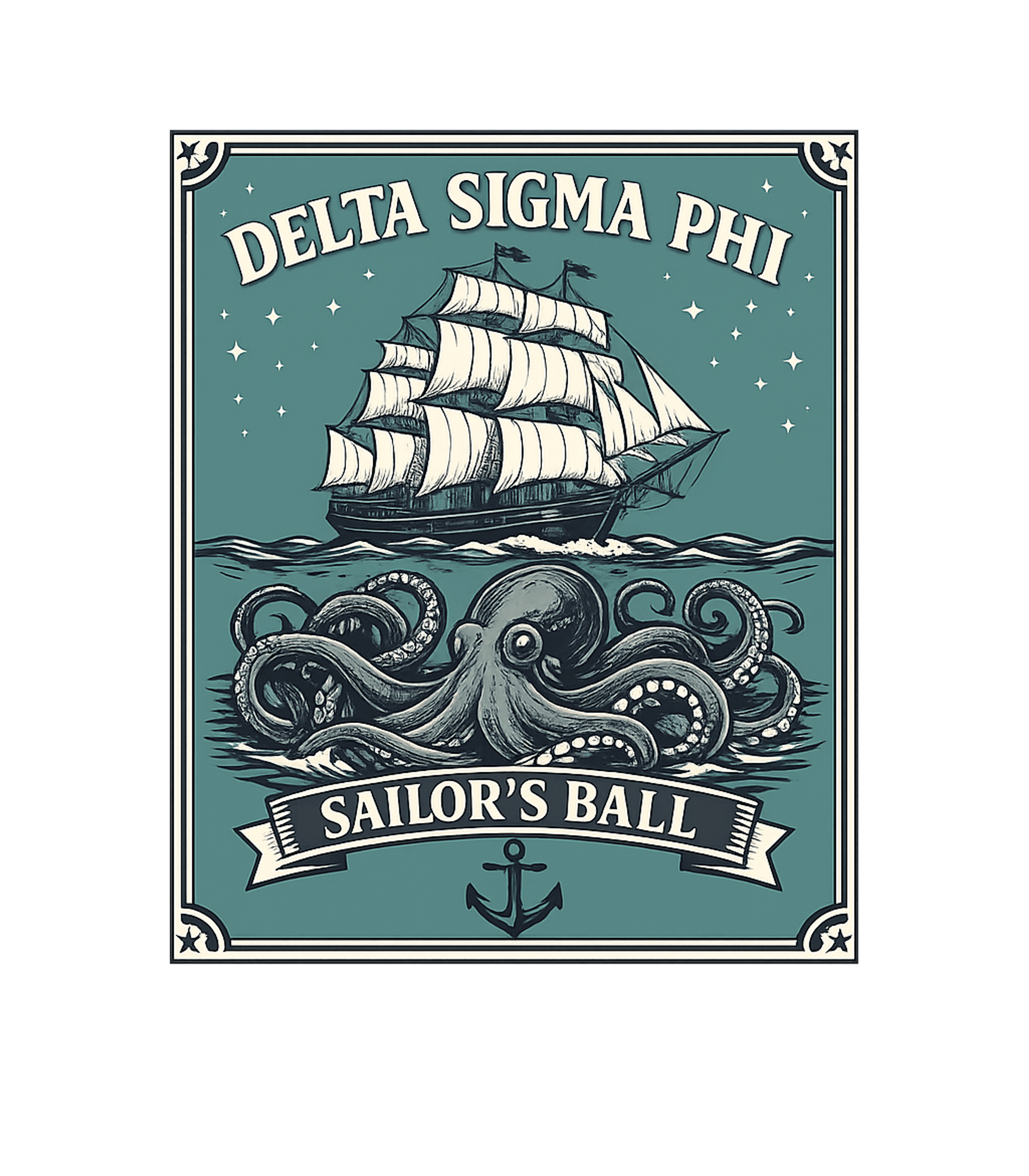 Sailor's Ball Kraken Boating Crewneck Sweatshirt featuring Dive into the depths with this vintage-inspired t-shirt feat – designed by Geoff Brown @ SunFrog Sailor's Ball Kraken Boating Crewneck Sweatshirt featuring Dive into the depths with this vintage-inspired t-shirt feat – designed by Geoff Brown @ SunFrog