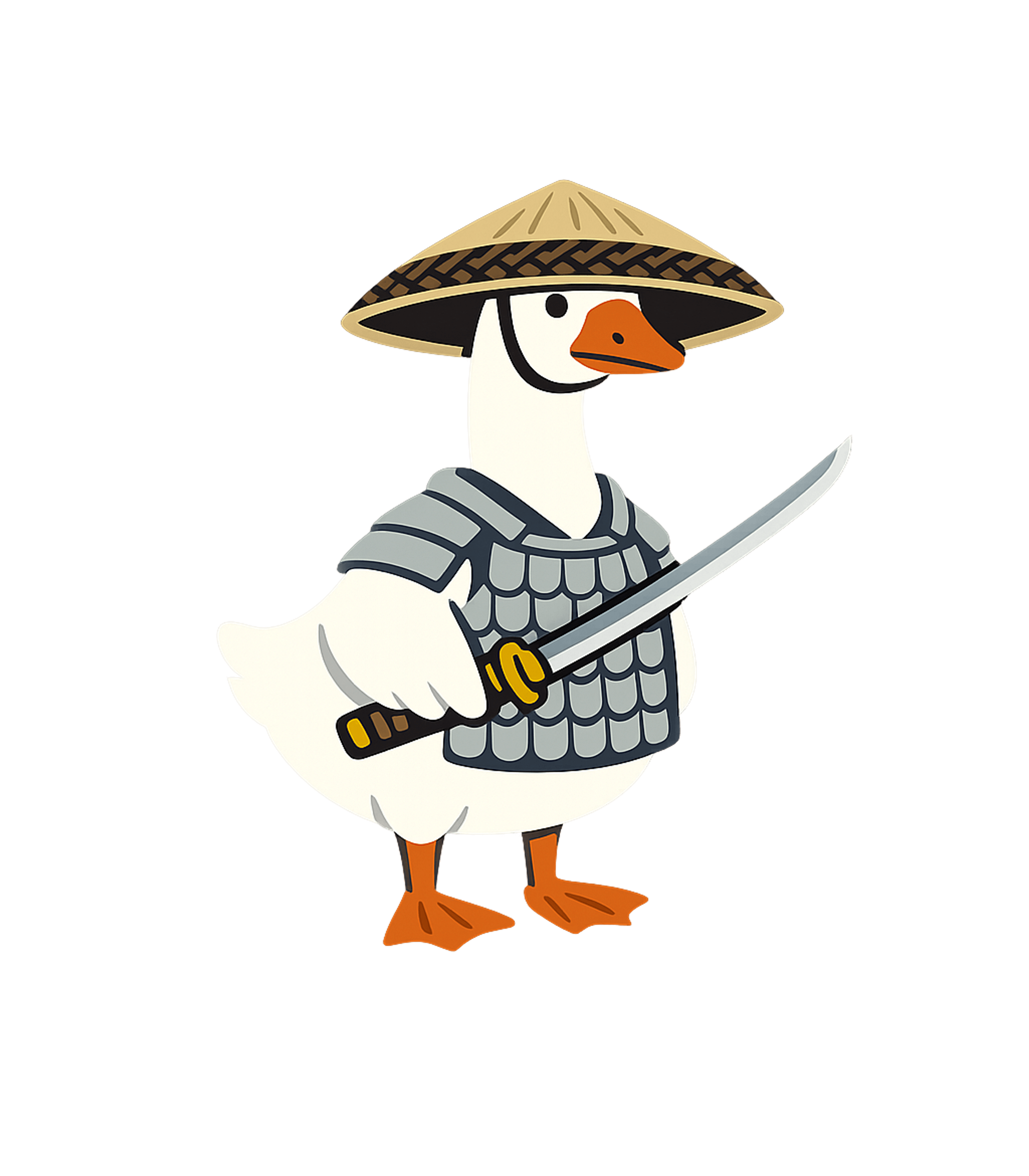 Samurai Goose Warrior Farm Animals Premium T-Shirt featuring Embrace your inner warrior with this charming flat graphic f – designed by Geoff Brown @ SunFrog Samurai Goose Warrior Farm Animals Premium T-Shirt featuring Embrace your inner warrior with this charming flat graphic f – designed by Geoff Brown @ SunFrog