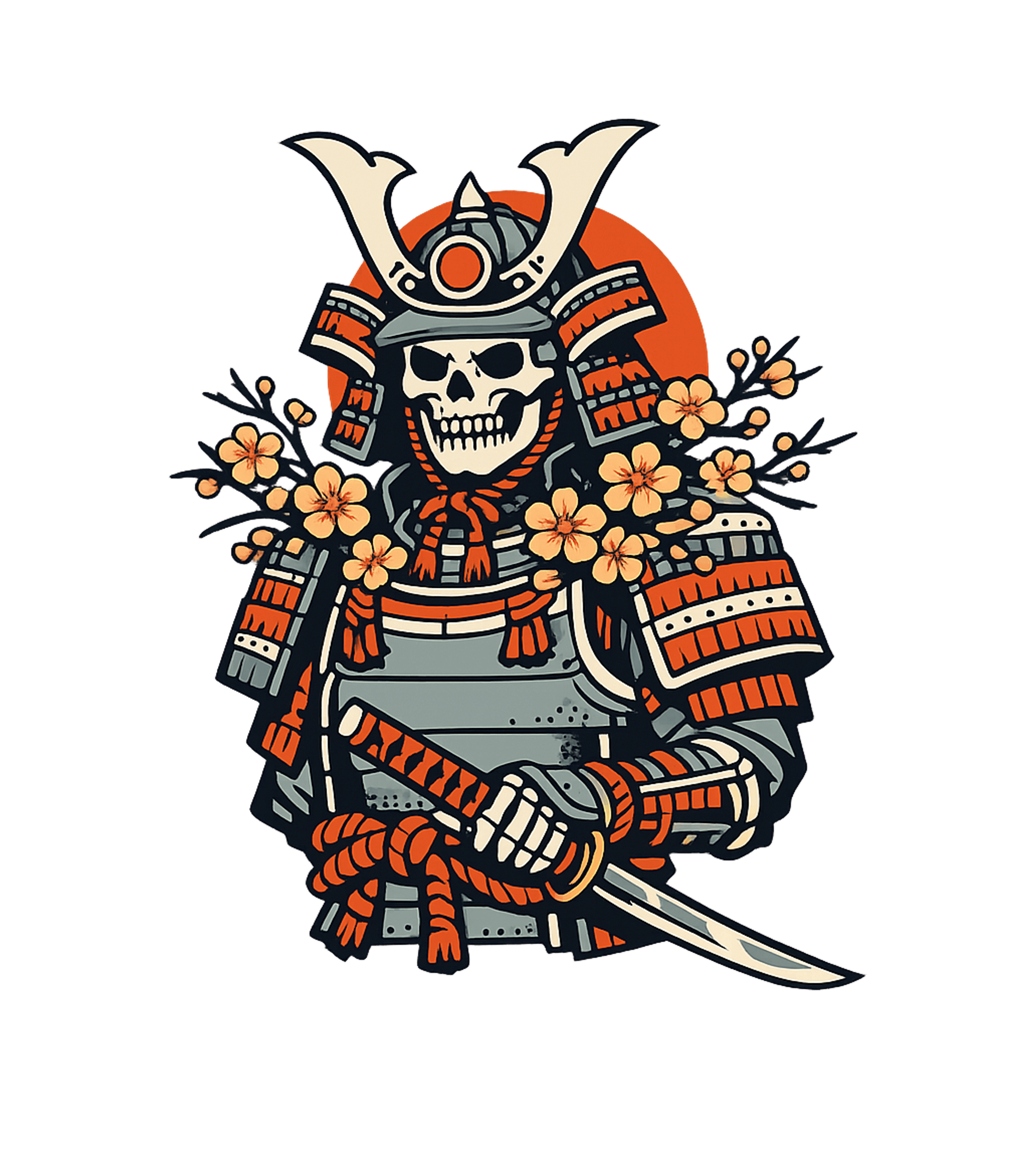 Samurai Skeleton Sakura Gaming Crewneck Sweatshirt featuring Showcase your appreciation for Japanese culture with this un – designed by Geoff Brown @ SunFrog Samurai Skeleton Sakura Gaming Crewneck Sweatshirt featuring Showcase your appreciation for Japanese culture with this un – designed by Geoff Brown @ SunFrog