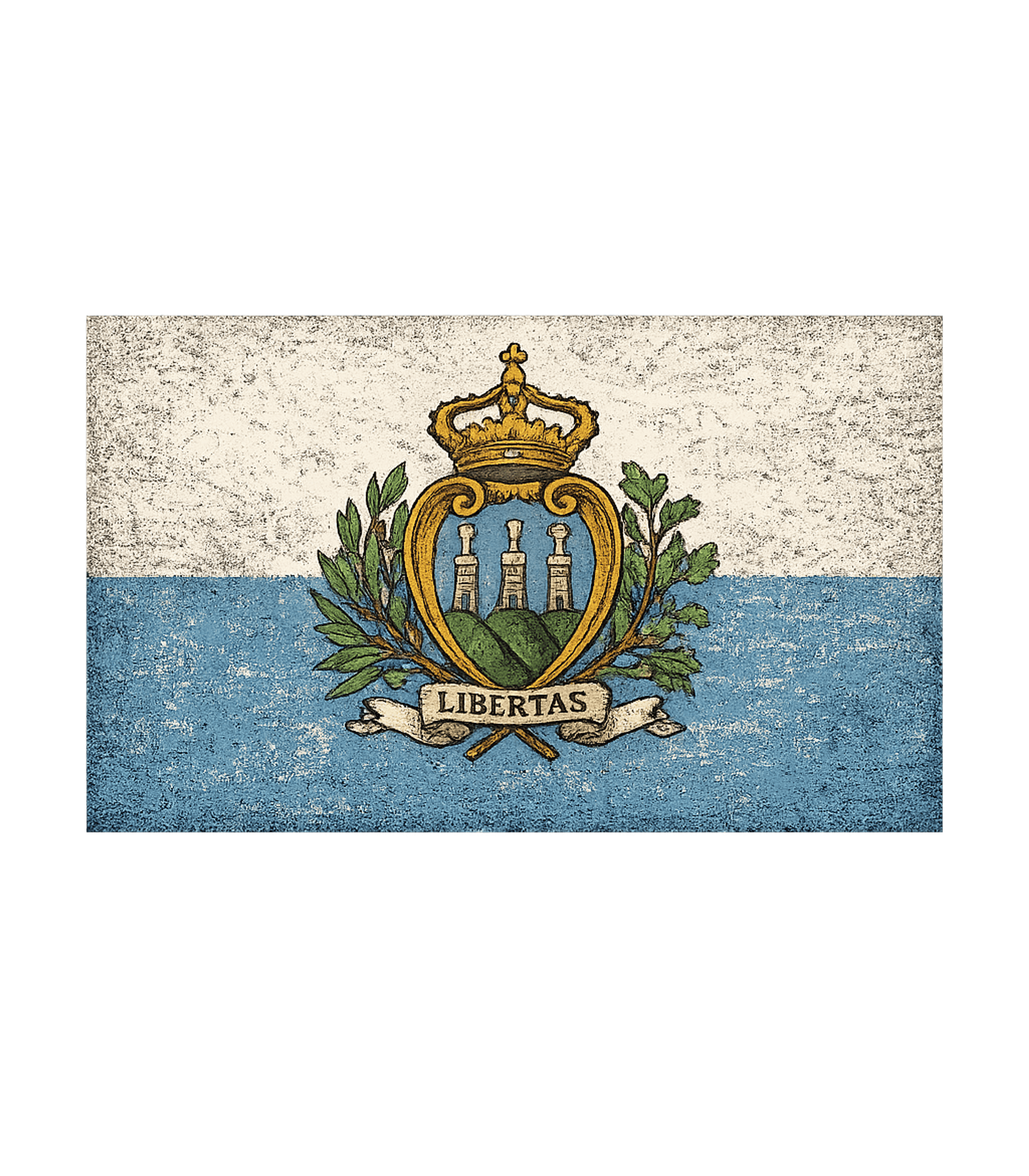 San Marino Flag Libertas Freedom / Constitution Hooded Sweatshirt featuring Show your love for San Marino with this vintage-style flag a – designed by Geoff Brown @ SunFrog San Marino Flag Libertas Freedom / Constitution Hooded Sweatshirt featuring Show your love for San Marino with this vintage-style flag a – designed by Geoff Brown @ SunFrog