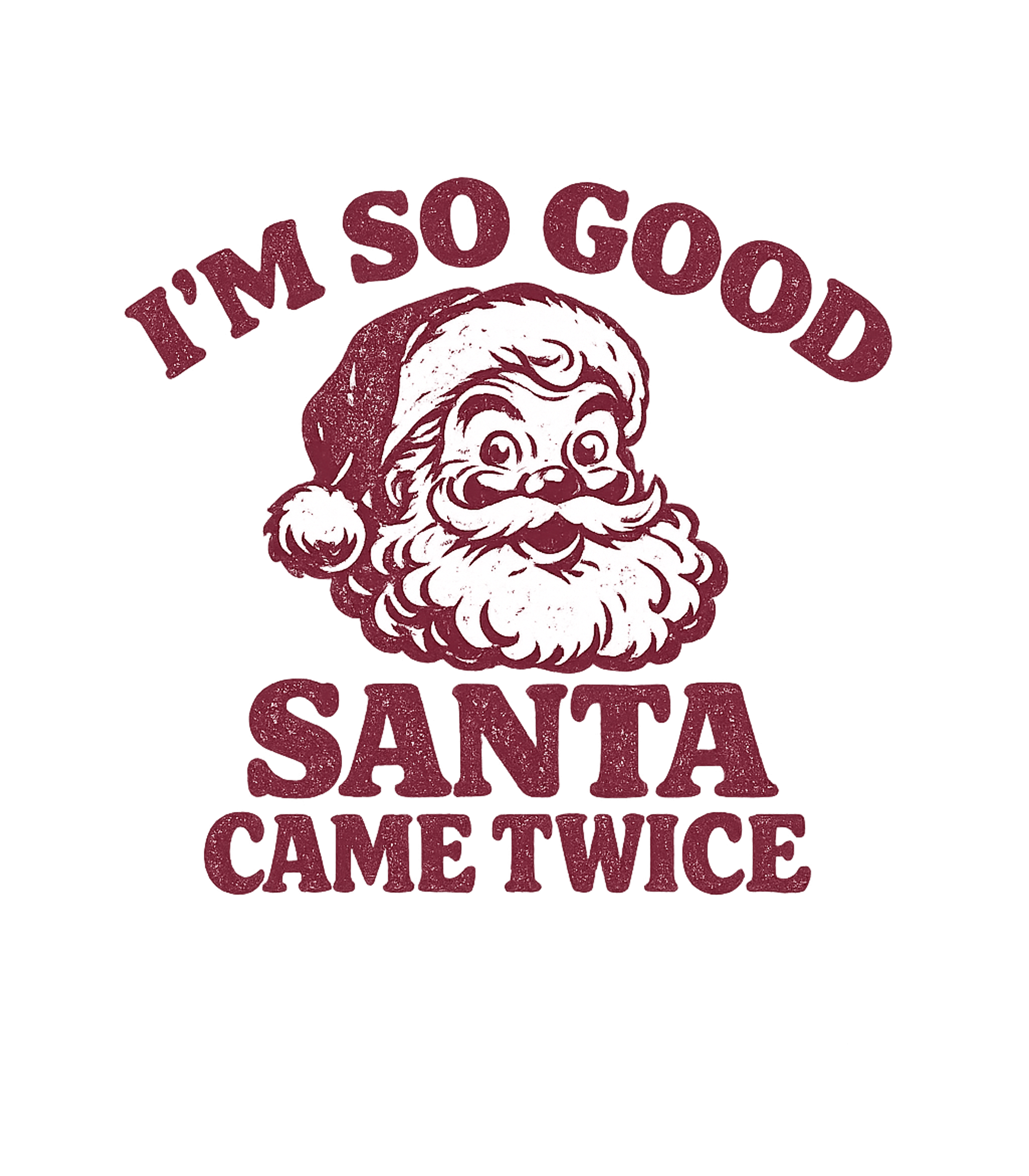 Santa Came Twice Sarcasm Premium T-Shirt featuring This funny Christmas graphic features Santa Claus with a pla – designed by Geoff Brown @ SunFrog Santa Came Twice Sarcasm Premium T-Shirt featuring This funny Christmas graphic features Santa Claus with a pla – designed by Geoff Brown @ SunFrog