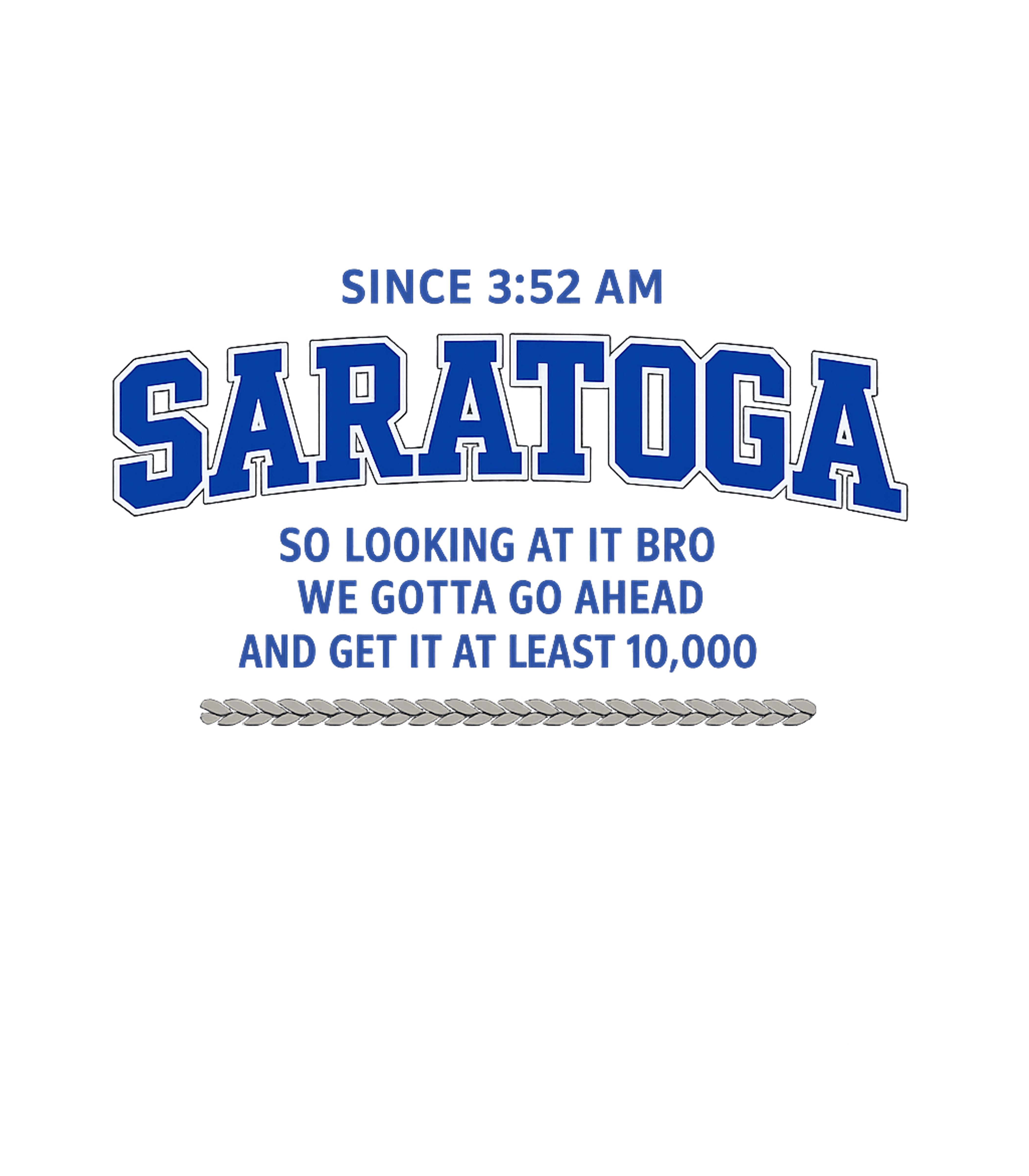 Saratoga Since 3:52 AM New York Premium T-Shirt featuring Show your Saratoga pride with this unique design featuring a – designed by Geoff Brown @ SunFrog Saratoga Since 3:52 AM New York Premium T-Shirt featuring Show your Saratoga pride with this unique design featuring a – designed by Geoff Brown @ SunFrog