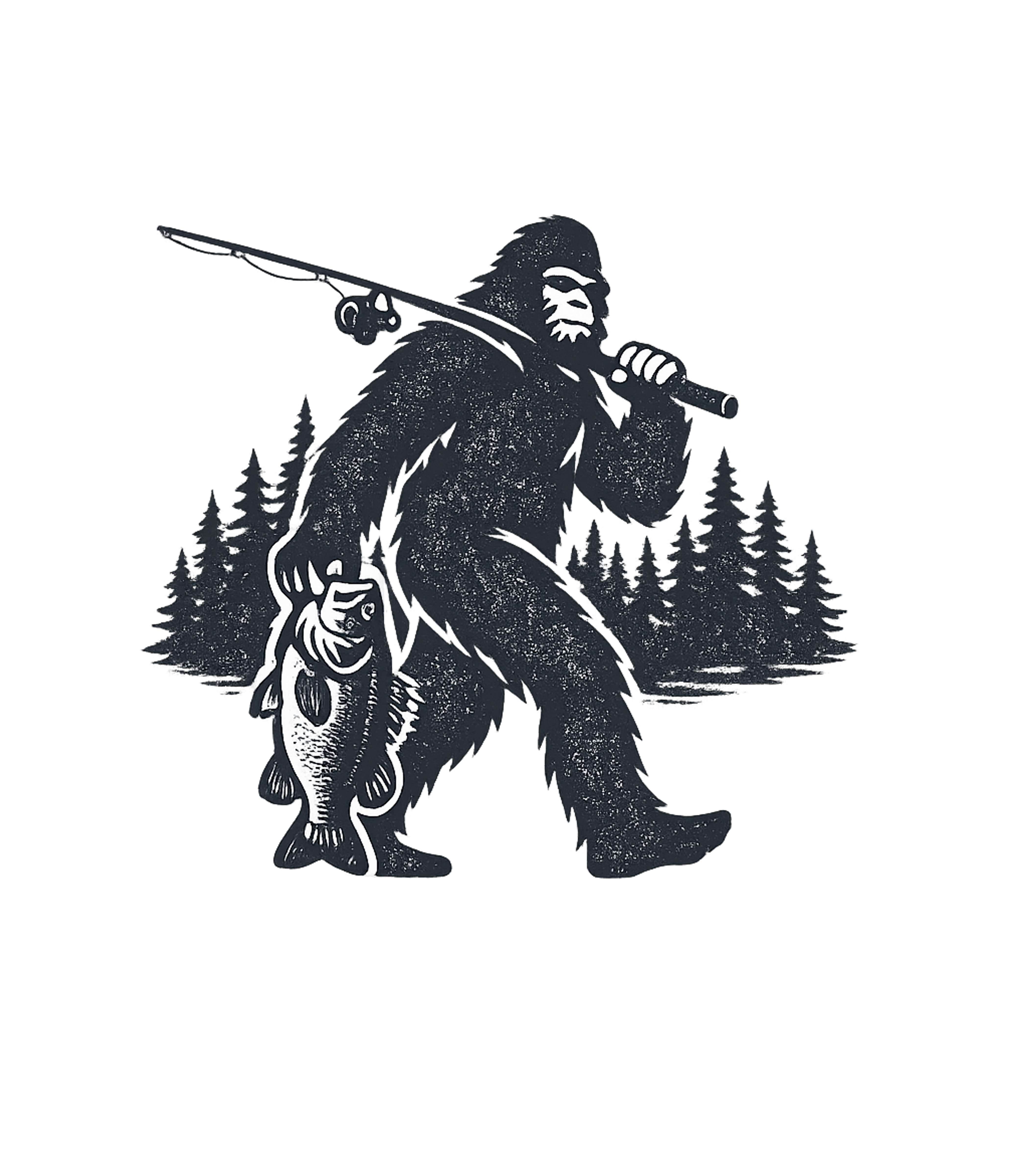 Sasquatch Fishing Adventure Fishing Premium T-Shirt featuring Embrace the legendary outdoors with this fun graphic featuri – designed by Geoff Brown @ SunFrog Sasquatch Fishing Adventure Fishing Premium T-Shirt featuring Embrace the legendary outdoors with this fun graphic featuri – designed by Geoff Brown @ SunFrog