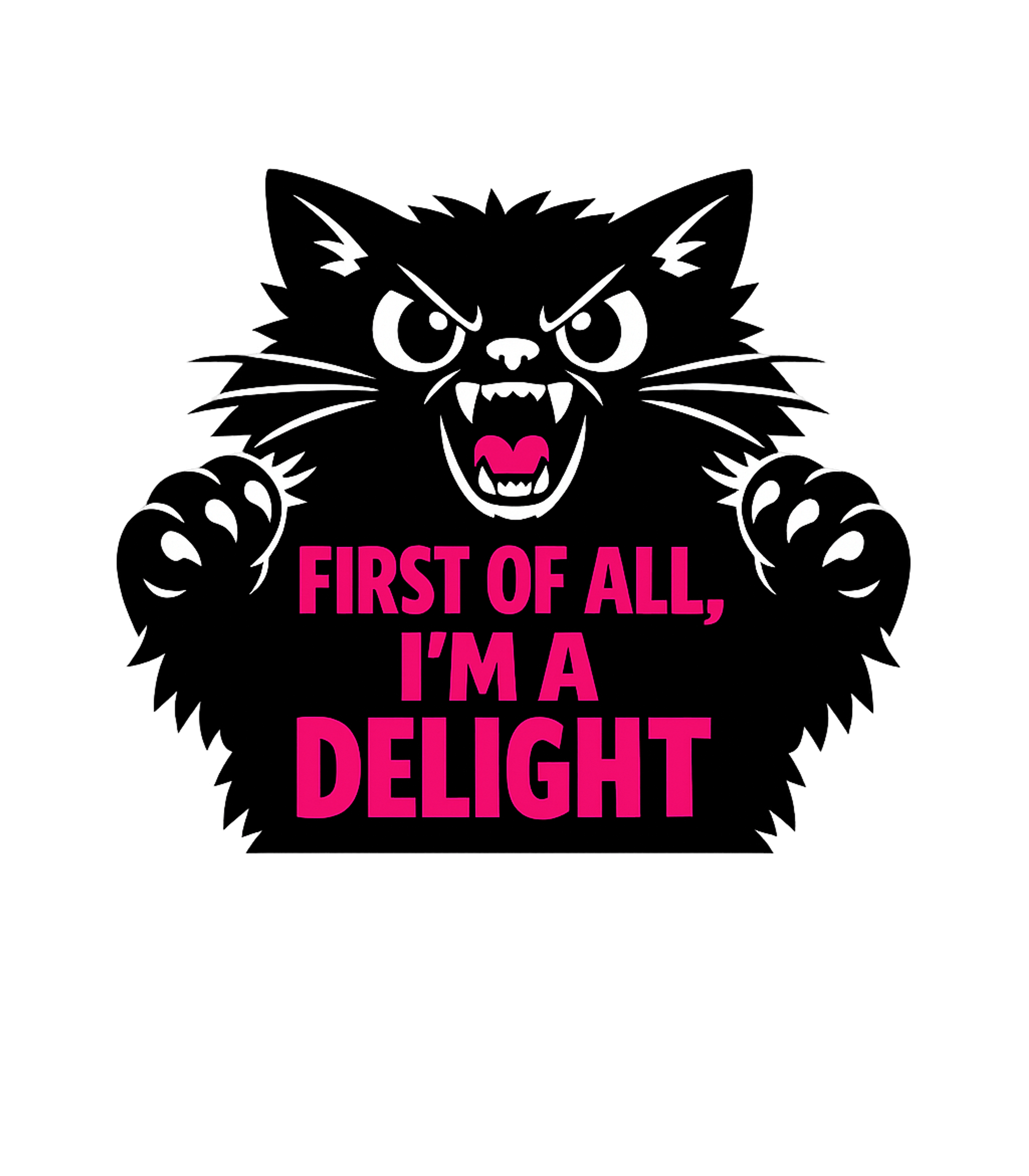 Sassy Cat Delight Cats Premium T-Shirt featuring Embrace your inner sass with this 'First Of All, I'm A Delig – designed by Geoff Brown @ SunFrog Sassy Cat Delight Cats Premium T-Shirt featuring Embrace your inner sass with this 'First Of All, I'm A Delig – designed by Geoff Brown @ SunFrog