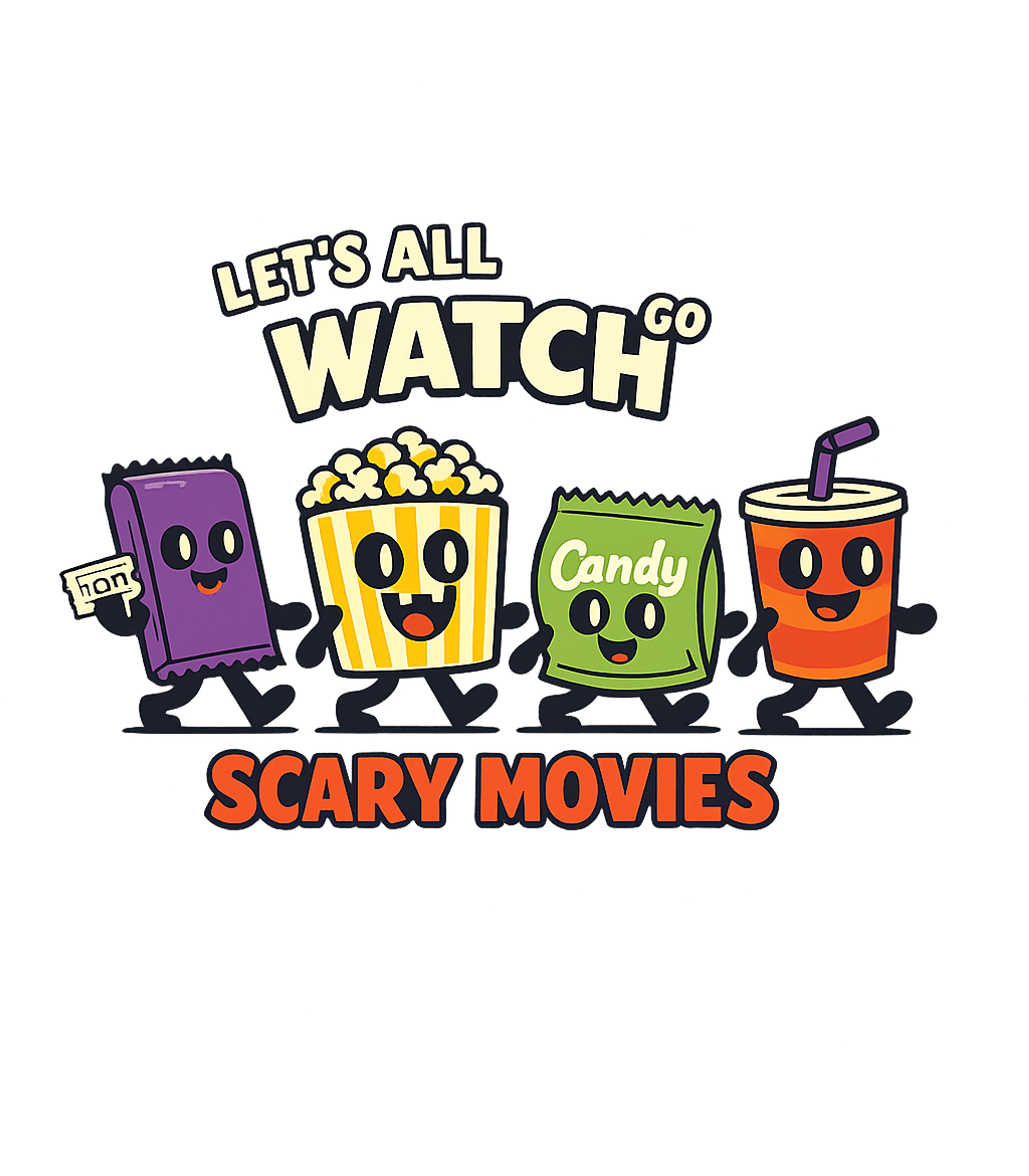 Scary Movie Night halloween Crewneck Sweatshirt featuring Gather your favorite treats for a thrilling night! This fun – designed by Geoff Brown @ SunFrog Scary Movie Night halloween Crewneck Sweatshirt featuring Gather your favorite treats for a thrilling night! This fun – designed by Geoff Brown @ SunFrog