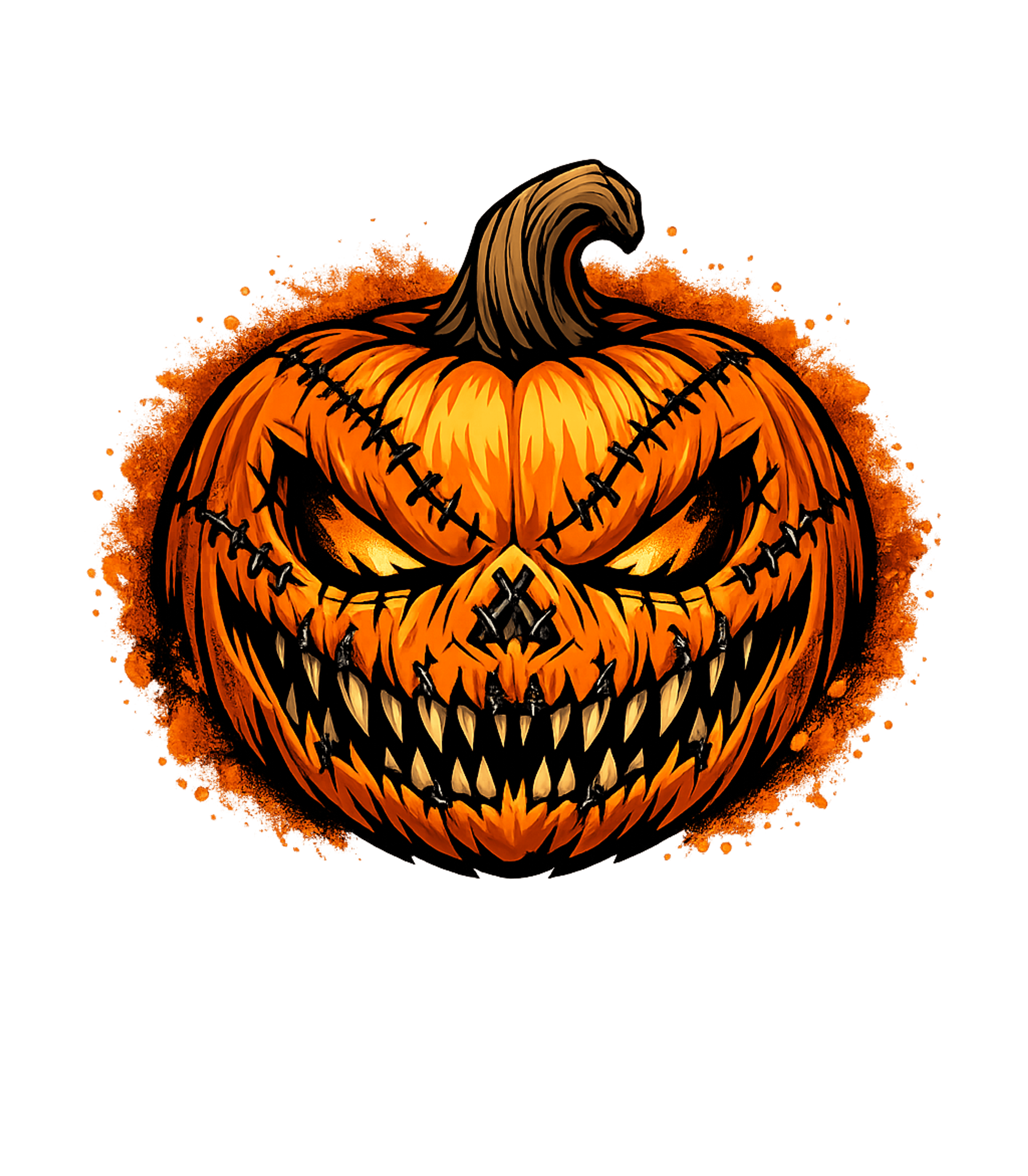 Scary Stitched Pumpkin halloween Premium T-Shirt featuring Embrace the spooky season with this menacing jack-o'-lantern – designed by Geoff Brown @ SunFrog Scary Stitched Pumpkin halloween Premium T-Shirt featuring Embrace the spooky season with this menacing jack-o'-lantern – designed by Geoff Brown @ SunFrog