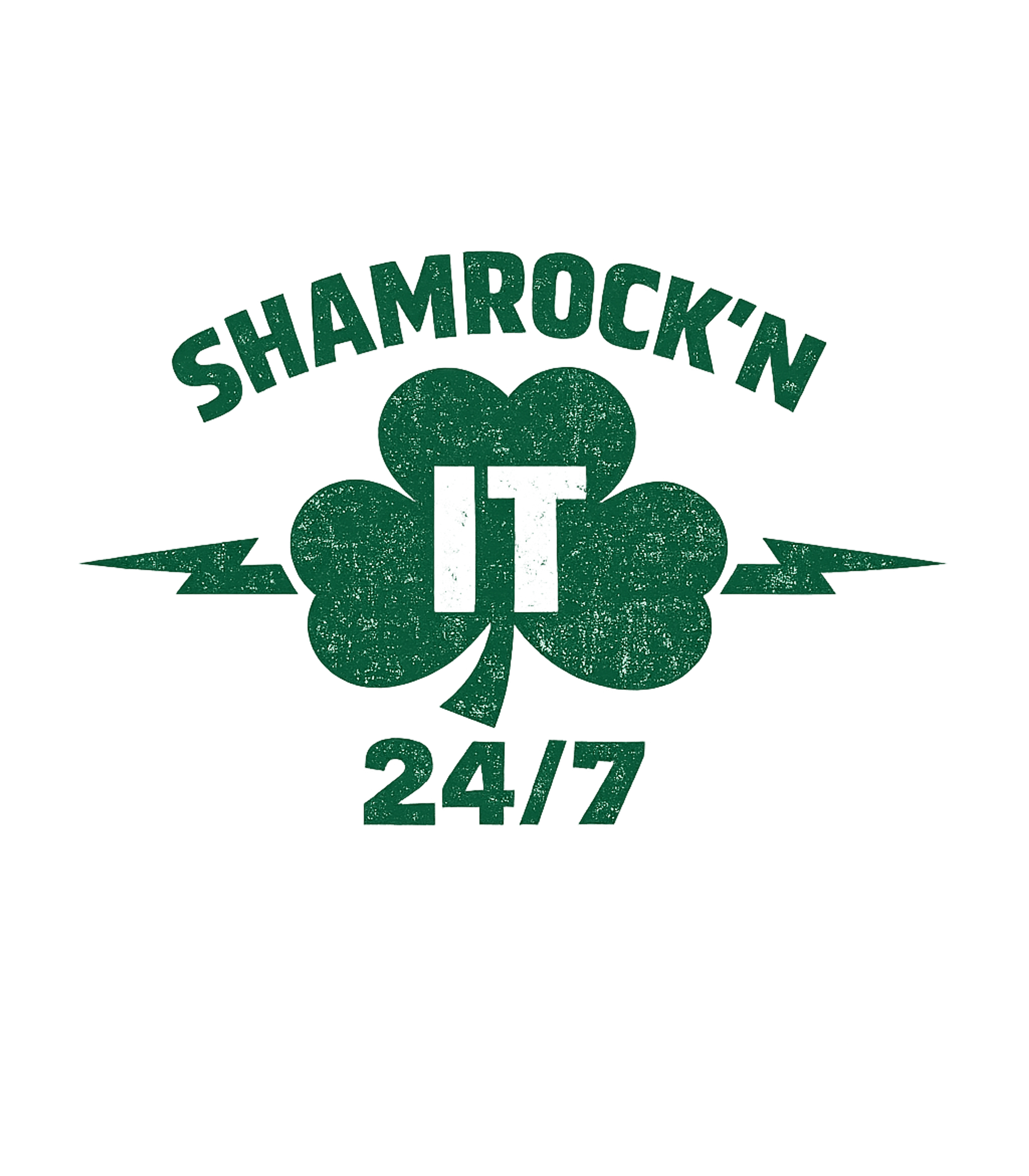 Shamrock'n IT 24/7 St. Patrick's Day Premium T-Shirt featuring Show your St – designed by Geoff Brown @ SunFrog Shamrock'n IT 24/7 St. Patrick's Day Premium T-Shirt featuring Show your St – designed by Geoff Brown @ SunFrog