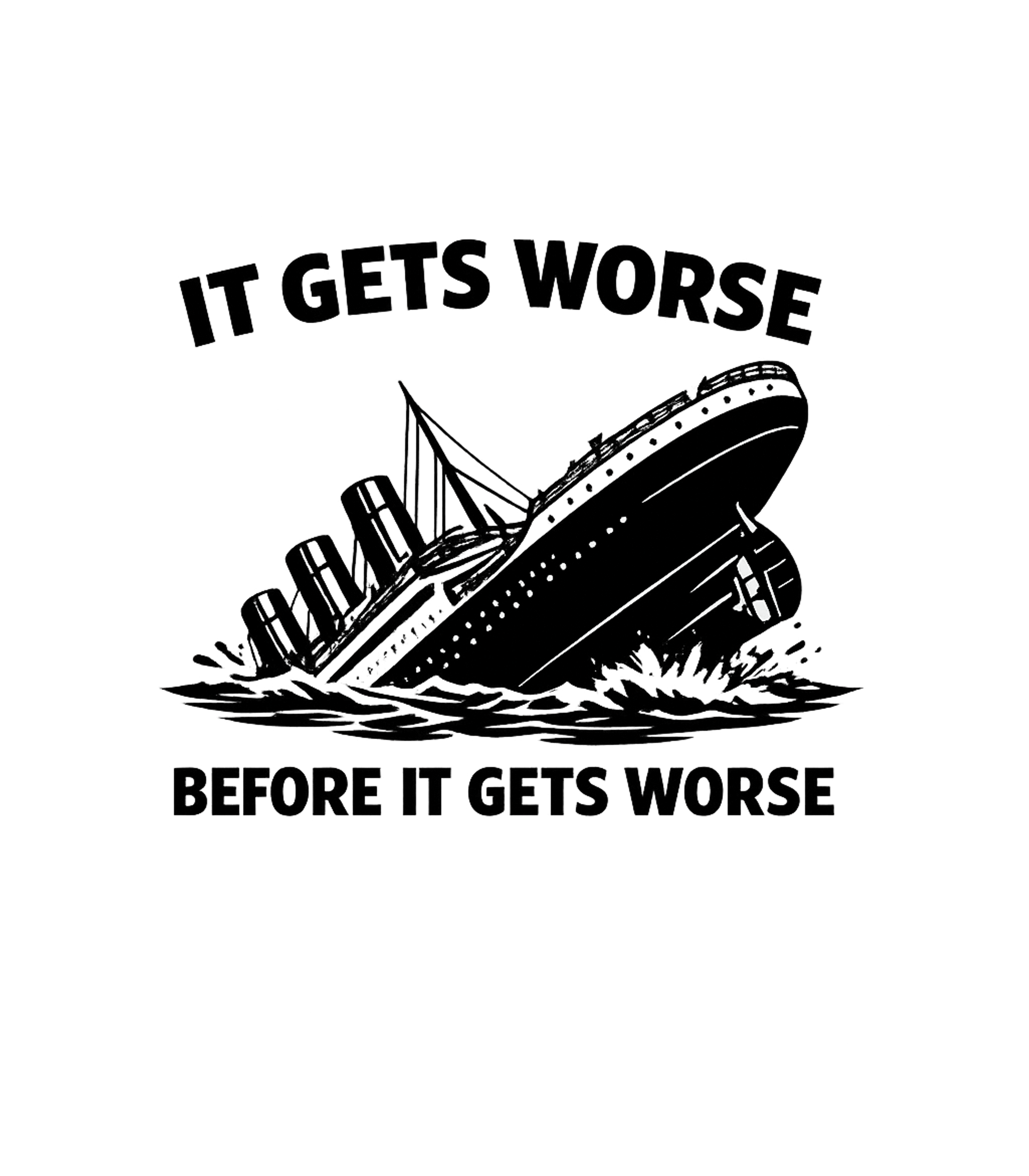 Sinking Ocean Liner Boating Hooded Sweatshirt featuring This striking black and white artwork depicts a majestic oce – designed by Geoff Brown @ SunFrog Sinking Ocean Liner Boating Hooded Sweatshirt featuring This striking black and white artwork depicts a majestic oce – designed by Geoff Brown @ SunFrog