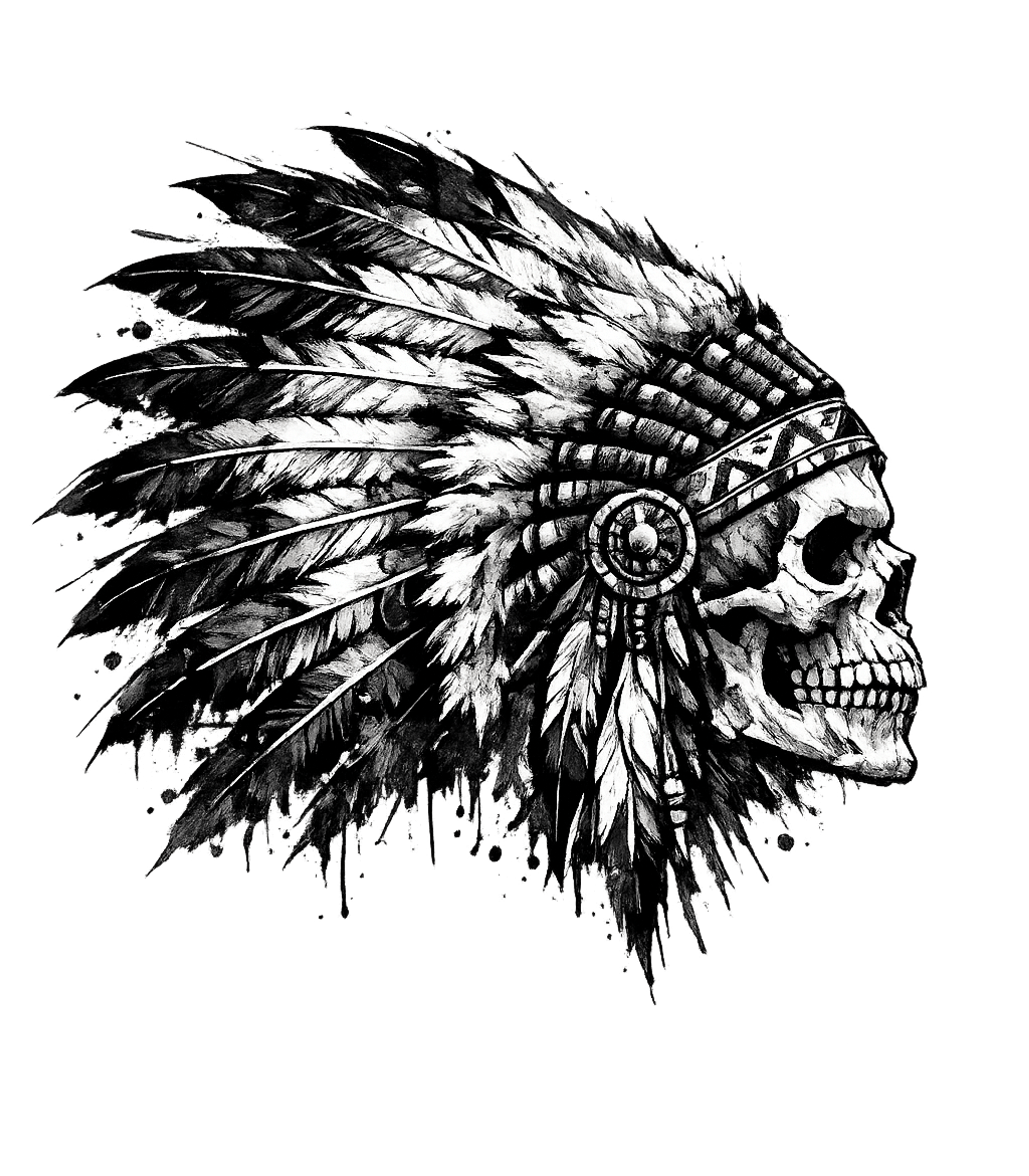 Skull Headdress Art Music Hooded Sweatshirt featuring This striking t-shirt features a detailed skull adorned with – designed by Geoff Brown @ SunFrog Skull Headdress Art Music Hooded Sweatshirt featuring This striking t-shirt features a detailed skull adorned with – designed by Geoff Brown @ SunFrog