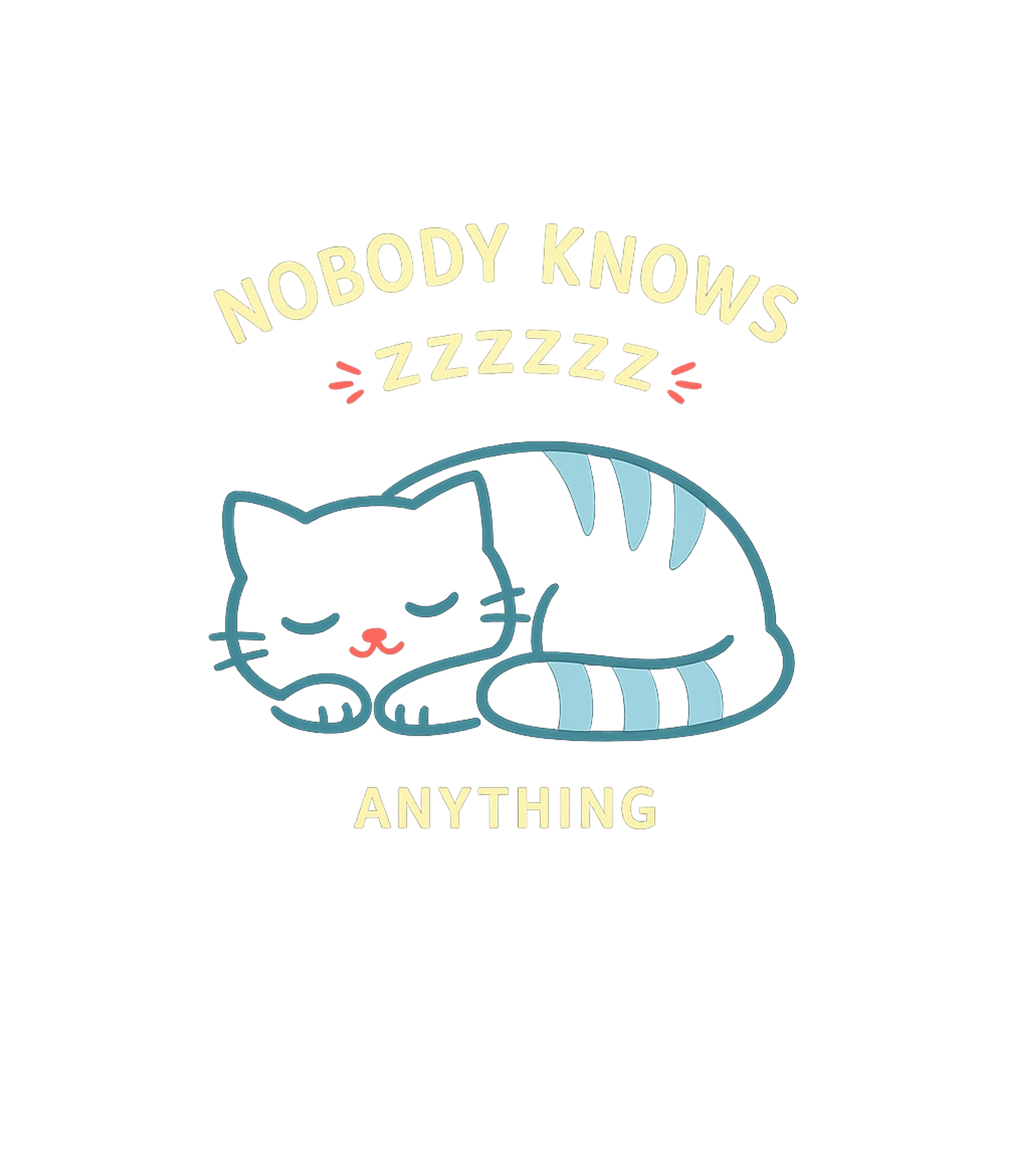 Sleeping Cat Knows Nothing Cats Hooded Sweatshirt featuring This cute design features a sleepy black cat napping soundly – designed by Geoff Brown @ SunFrog Sleeping Cat Knows Nothing Cats Hooded Sweatshirt featuring This cute design features a sleepy black cat napping soundly – designed by Geoff Brown @ SunFrog