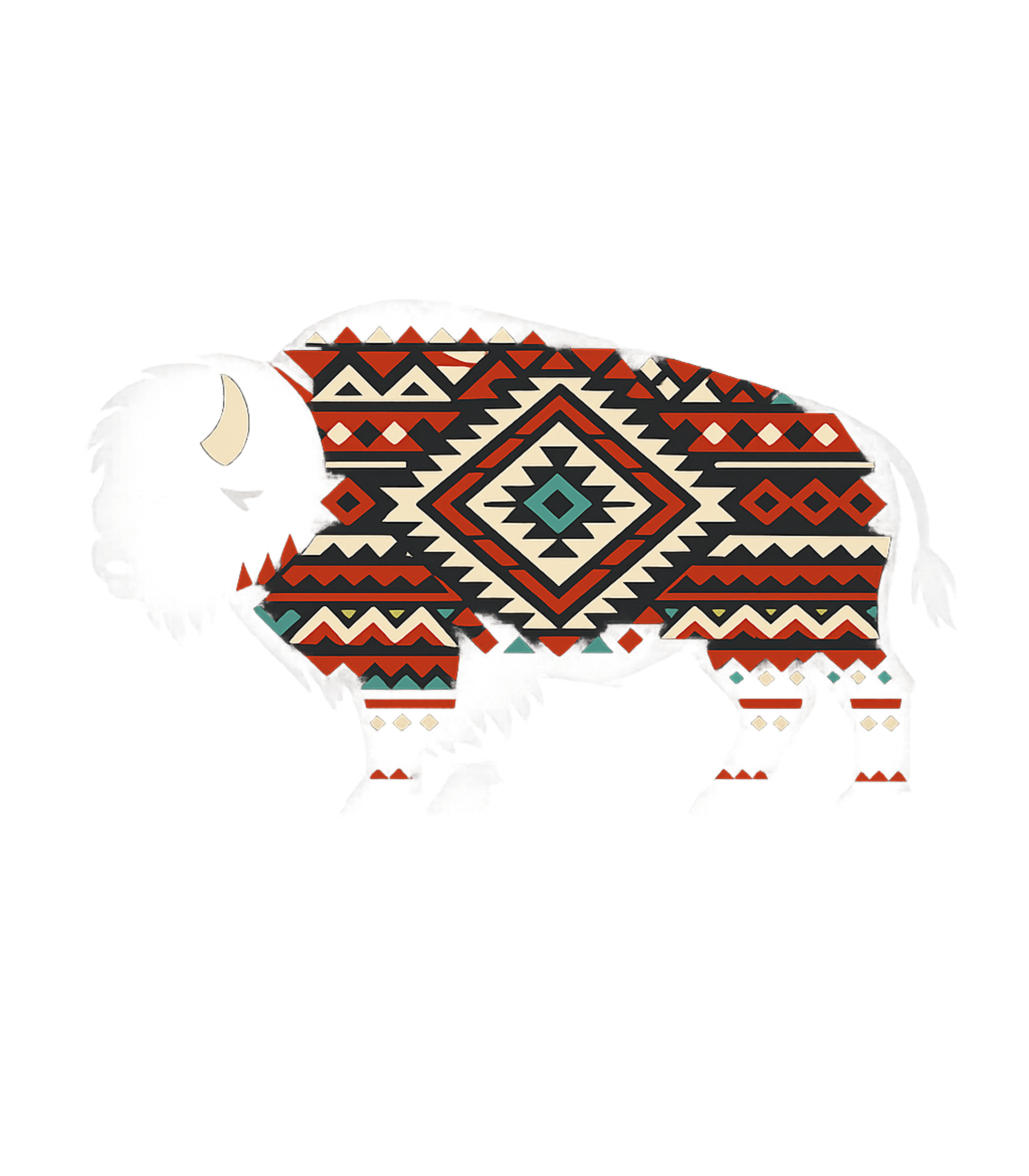 Southwestern Bison Pattern Wildlife Premium T-Shirt featuring Celebrate the majestic spirit of the American West with this – designed by Geoff Brown @ SunFrog Southwestern Bison Pattern Wildlife Premium T-Shirt featuring Celebrate the majestic spirit of the American West with this – designed by Geoff Brown @ SunFrog