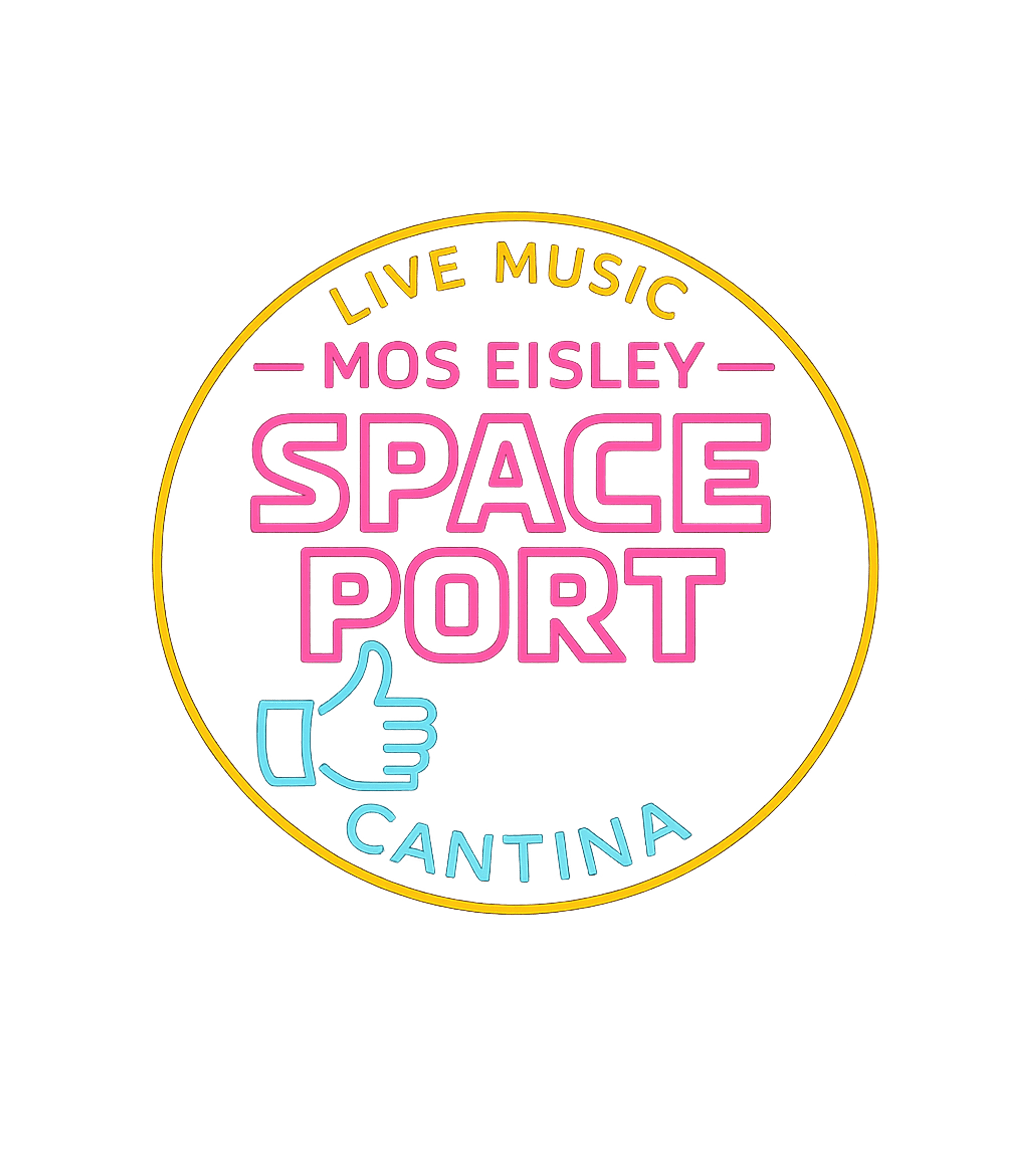 Spaceport Cantina Live Music Music Crewneck Sweatshirt featuring Step into a galaxy far, far away with this retro neon-style – designed by Geoff Brown @ SunFrog Spaceport Cantina Live Music Music Crewneck Sweatshirt featuring Step into a galaxy far, far away with this retro neon-style – designed by Geoff Brown @ SunFrog