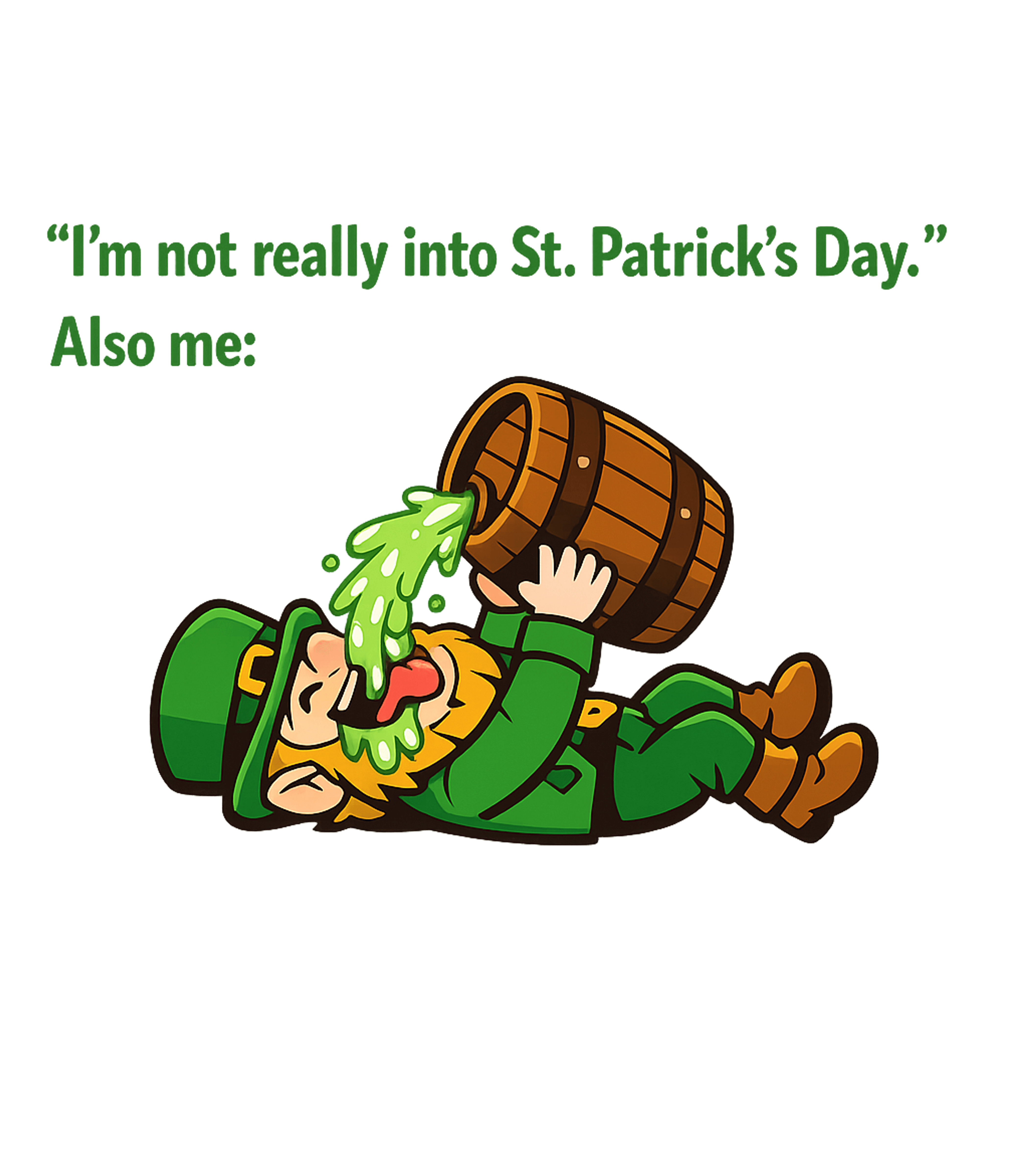 St. Patrick's Day Leprechaun St. Patrick's Day Premium T-Shirt featuring Embrace the festive spirit with this humorous St – designed by Geoff Brown @ SunFrog St. Patrick's Day Leprechaun St. Patrick's Day Premium T-Shirt featuring Embrace the festive spirit with this humorous St – designed by Geoff Brown @ SunFrog