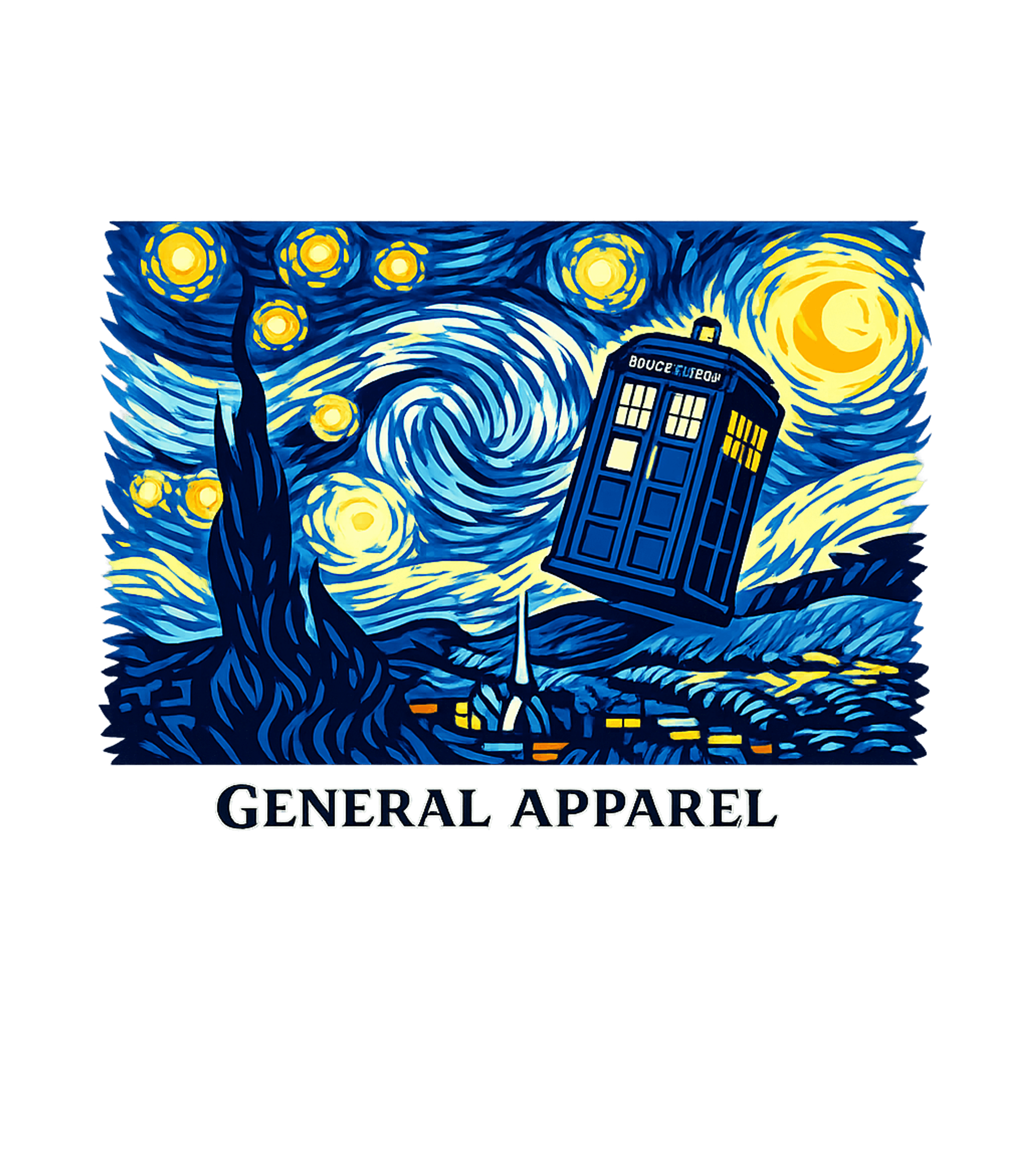Starry TARDIS Night Travel Premium T-Shirt featuring Step into a timeless masterpiece with this vibrant design bl – designed by Geoff Brown @ SunFrog Starry TARDIS Night Travel Premium T-Shirt featuring Step into a timeless masterpiece with this vibrant design bl – designed by Geoff Brown @ SunFrog