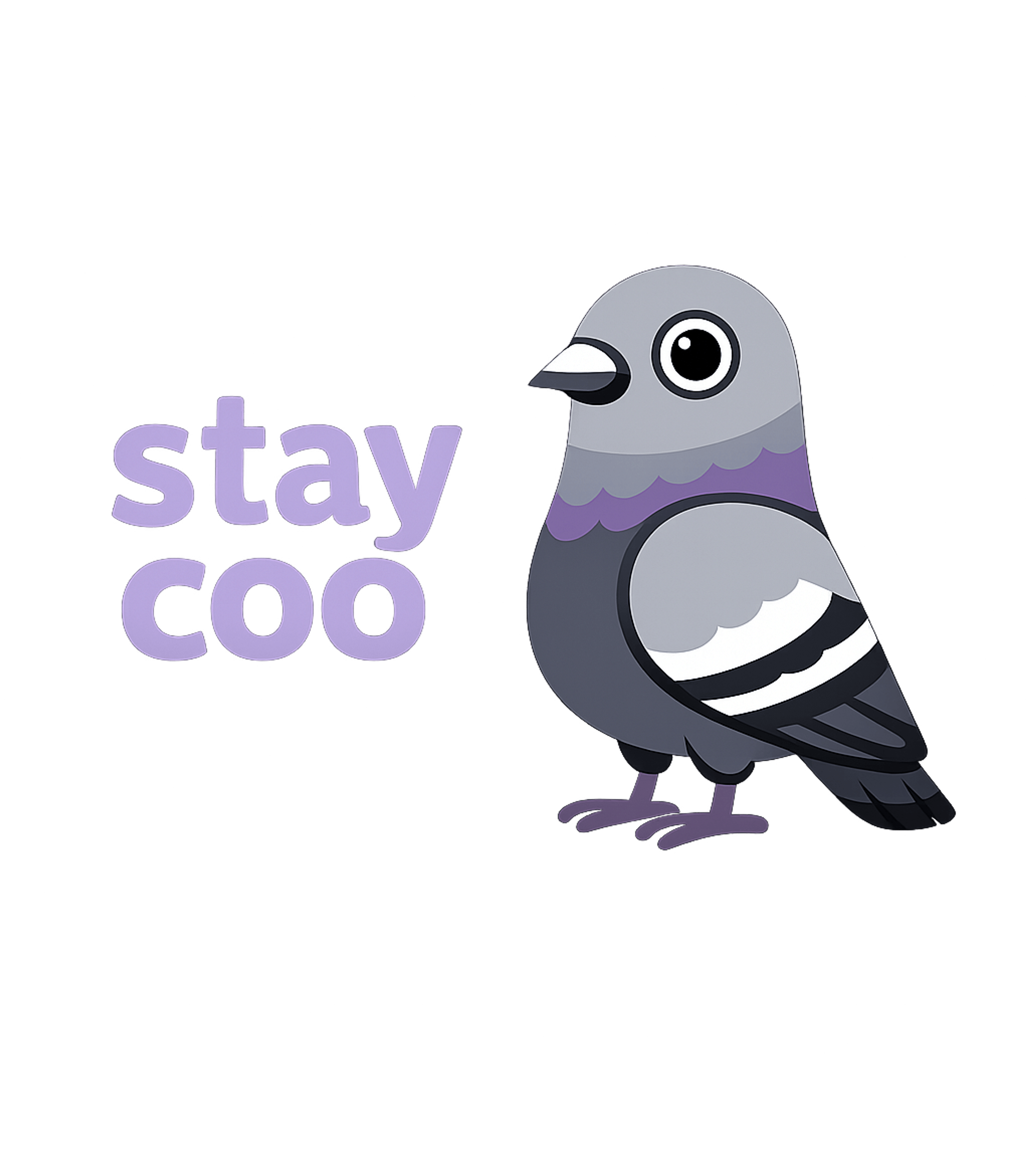 Stay Coo Pigeon Wildlife Crewneck Sweatshirt featuring A charming cartoon pigeon design delivers a playful 'stay co – designed by Geoff Brown @ SunFrog Stay Coo Pigeon Wildlife Crewneck Sweatshirt featuring A charming cartoon pigeon design delivers a playful 'stay co – designed by Geoff Brown @ SunFrog