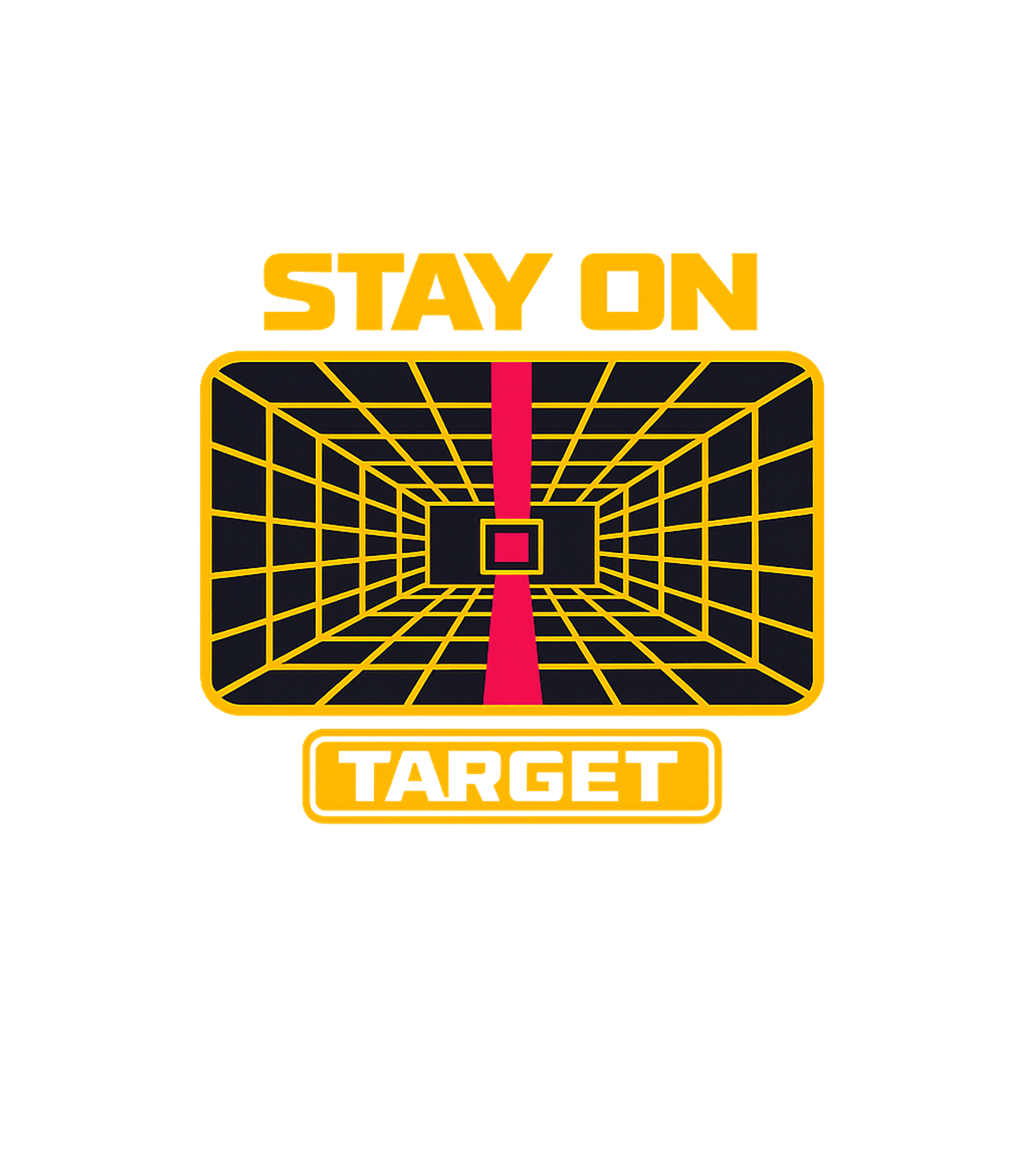 Stay On Target Gaming Crewneck Sweatshirt featuring Hit your goals with this retro-futuristic 'Stay On Target' g – designed by Geoff Brown @ SunFrog Stay On Target Gaming Crewneck Sweatshirt featuring Hit your goals with this retro-futuristic 'Stay On Target' g – designed by Geoff Brown @ SunFrog