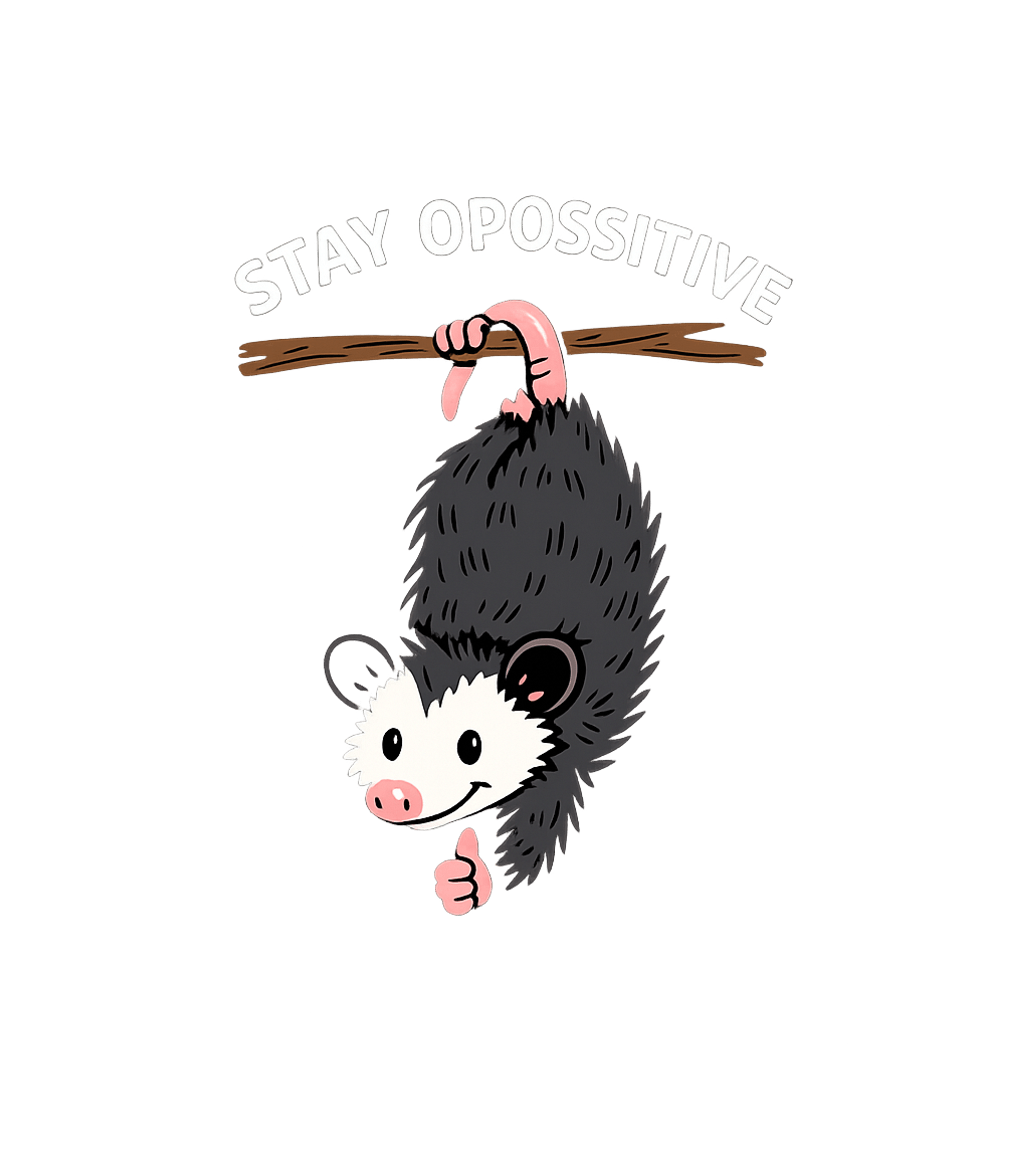 Stay Opossitive Opossum Wildlife Crewneck Sweatshirt featuring Embrace a positive outlook with this adorable graphic featur – designed by Geoff Brown @ SunFrog Stay Opossitive Opossum Wildlife Crewneck Sweatshirt featuring Embrace a positive outlook with this adorable graphic featur – designed by Geoff Brown @ SunFrog