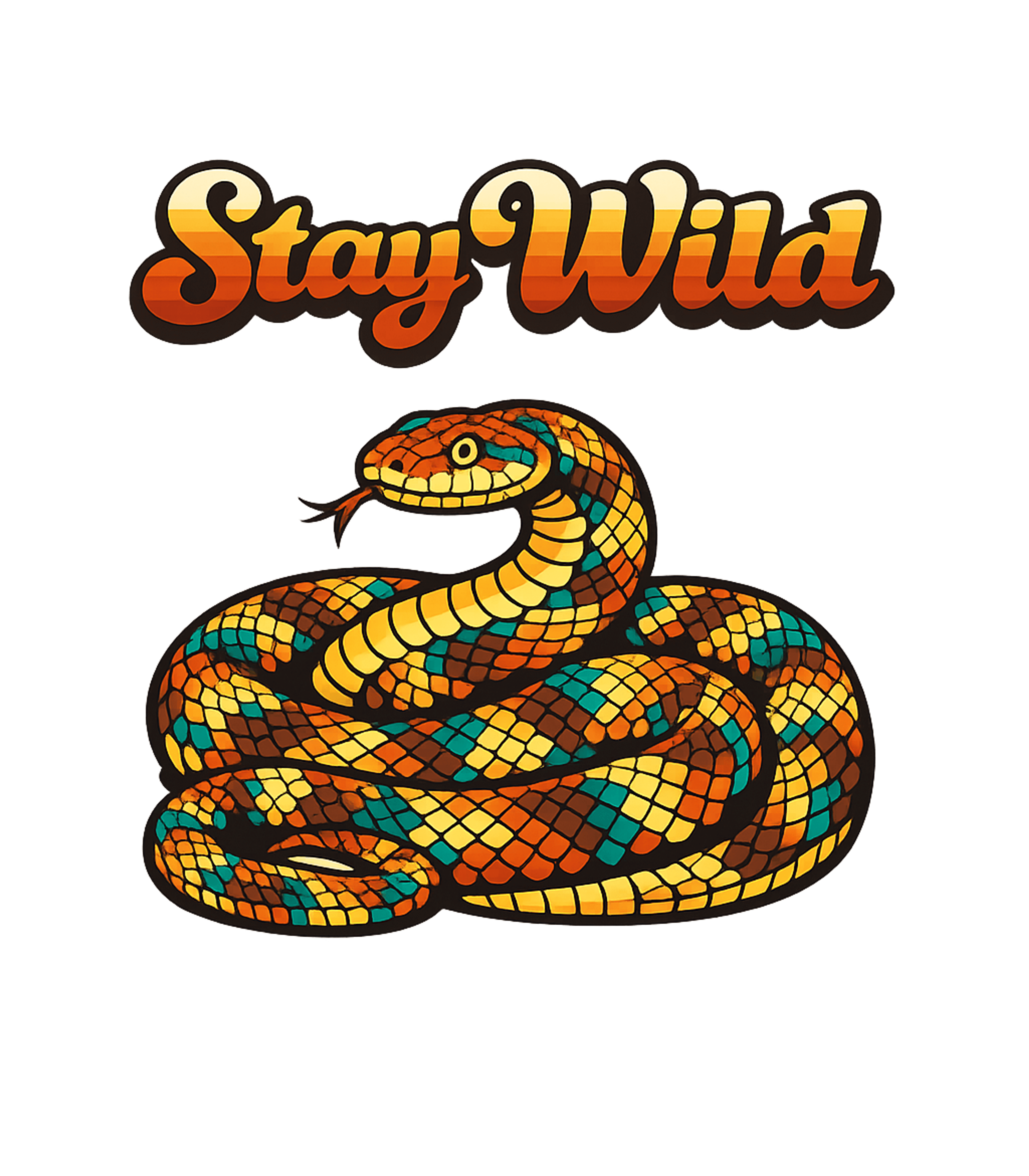 Stay Wild Snake Wildlife Hooded Sweatshirt featuring Embrace your wild side with this vibrant retro snake design – designed by Geoff Brown @ SunFrog Stay Wild Snake Wildlife Hooded Sweatshirt featuring Embrace your wild side with this vibrant retro snake design – designed by Geoff Brown @ SunFrog