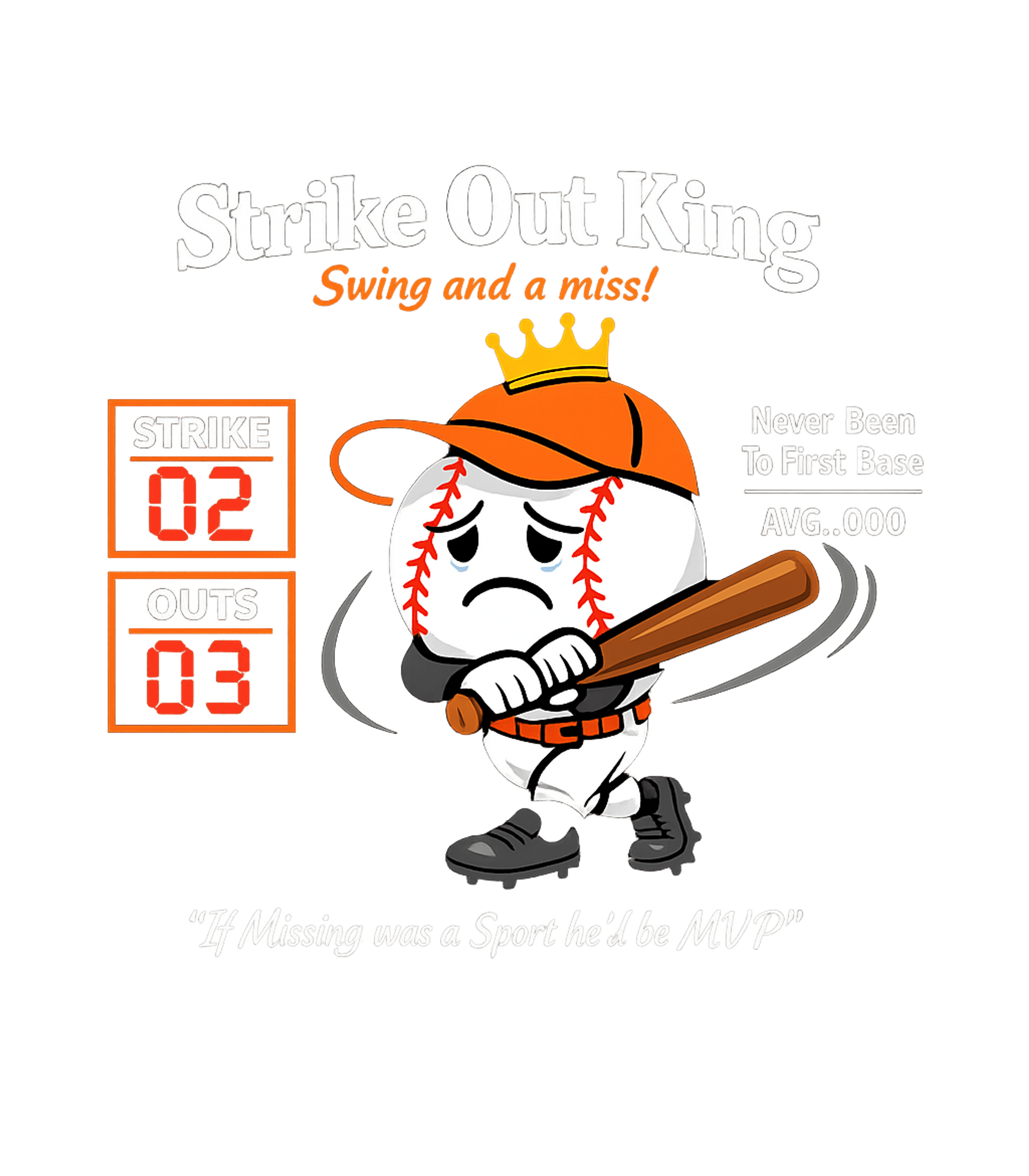 Strike Out King Baseball Premium T-Shirt featuring Celebrate the humorous side of baseball with this graphic te – designed by Geoff Brown @ SunFrog Strike Out King Baseball Premium T-Shirt featuring Celebrate the humorous side of baseball with this graphic te – designed by Geoff Brown @ SunFrog