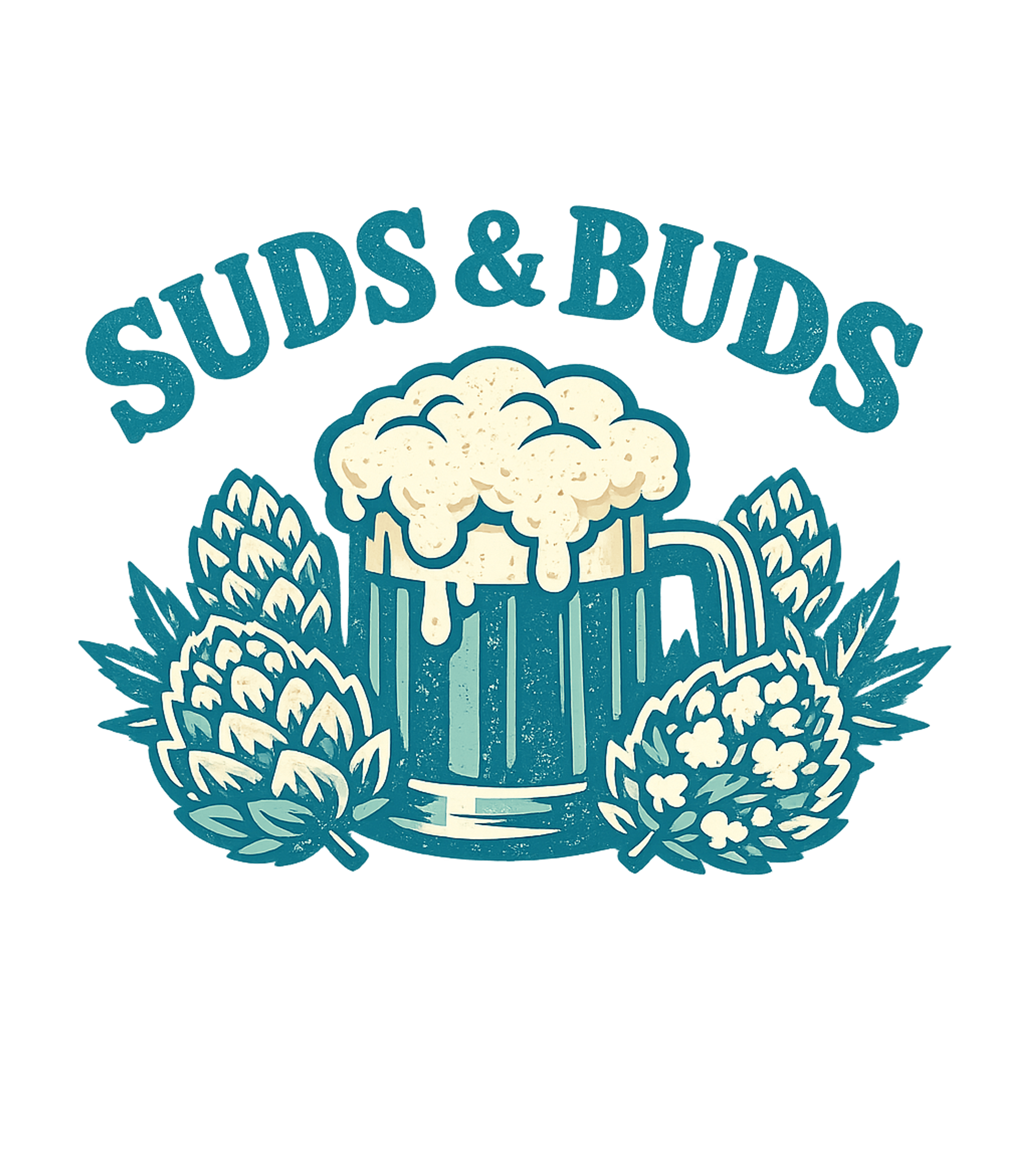 Suds & Buds Beer Cooking / BBQ Premium T-Shirt featuring This retro-style graphic features a frothy beer mug surround – designed by Geoff Brown @ SunFrog Suds & Buds Beer Cooking / BBQ Premium T-Shirt featuring This retro-style graphic features a frothy beer mug surround – designed by Geoff Brown @ SunFrog