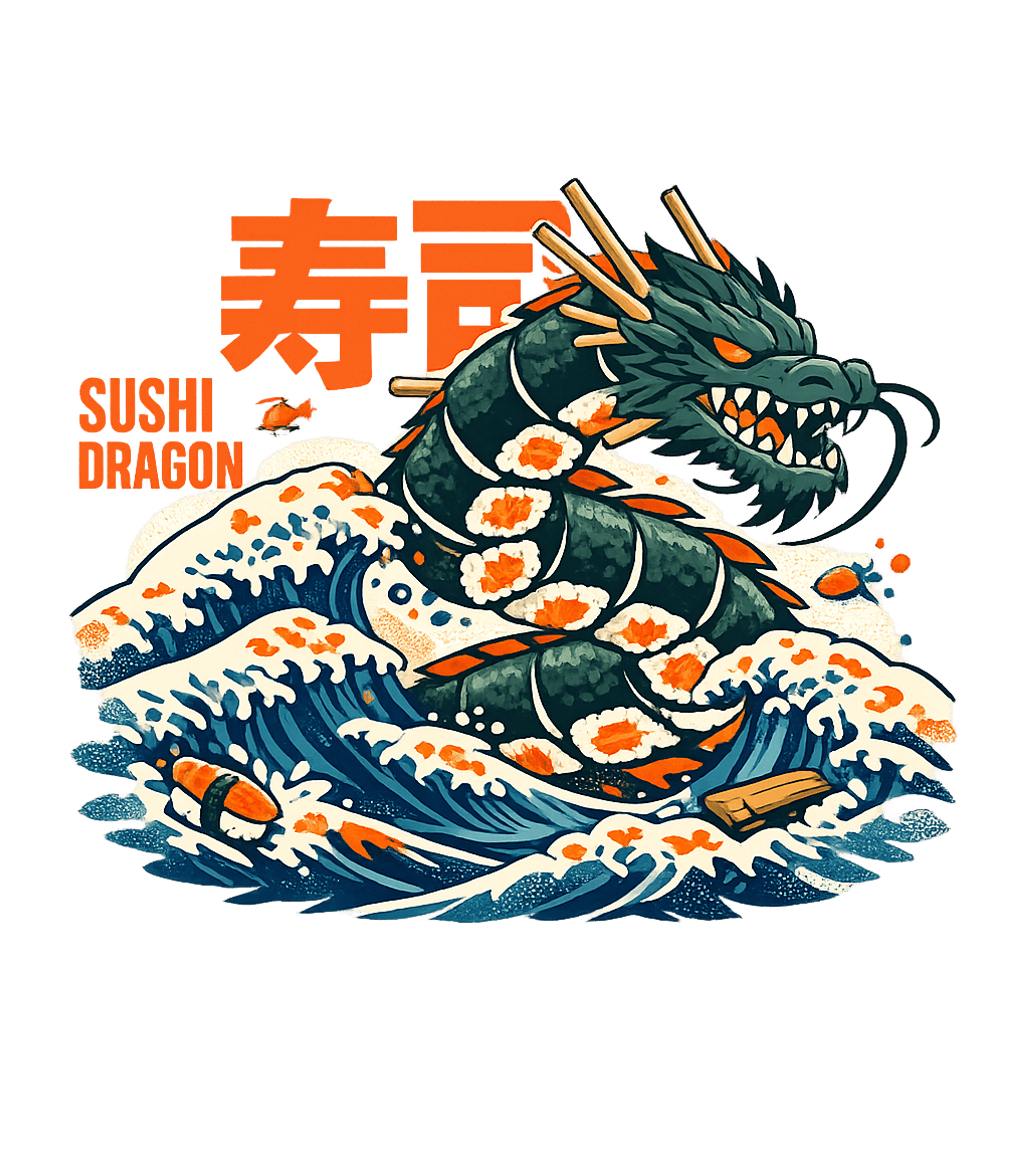 Sushi Dragon T-Shirt Graphic Premium T-Shirt featuring Generated via Design Mixer – designed by Geoff Brown @ SunFrog Sushi Dragon T-Shirt Graphic Premium T-Shirt featuring Generated via Design Mixer – designed by Geoff Brown @ SunFrog