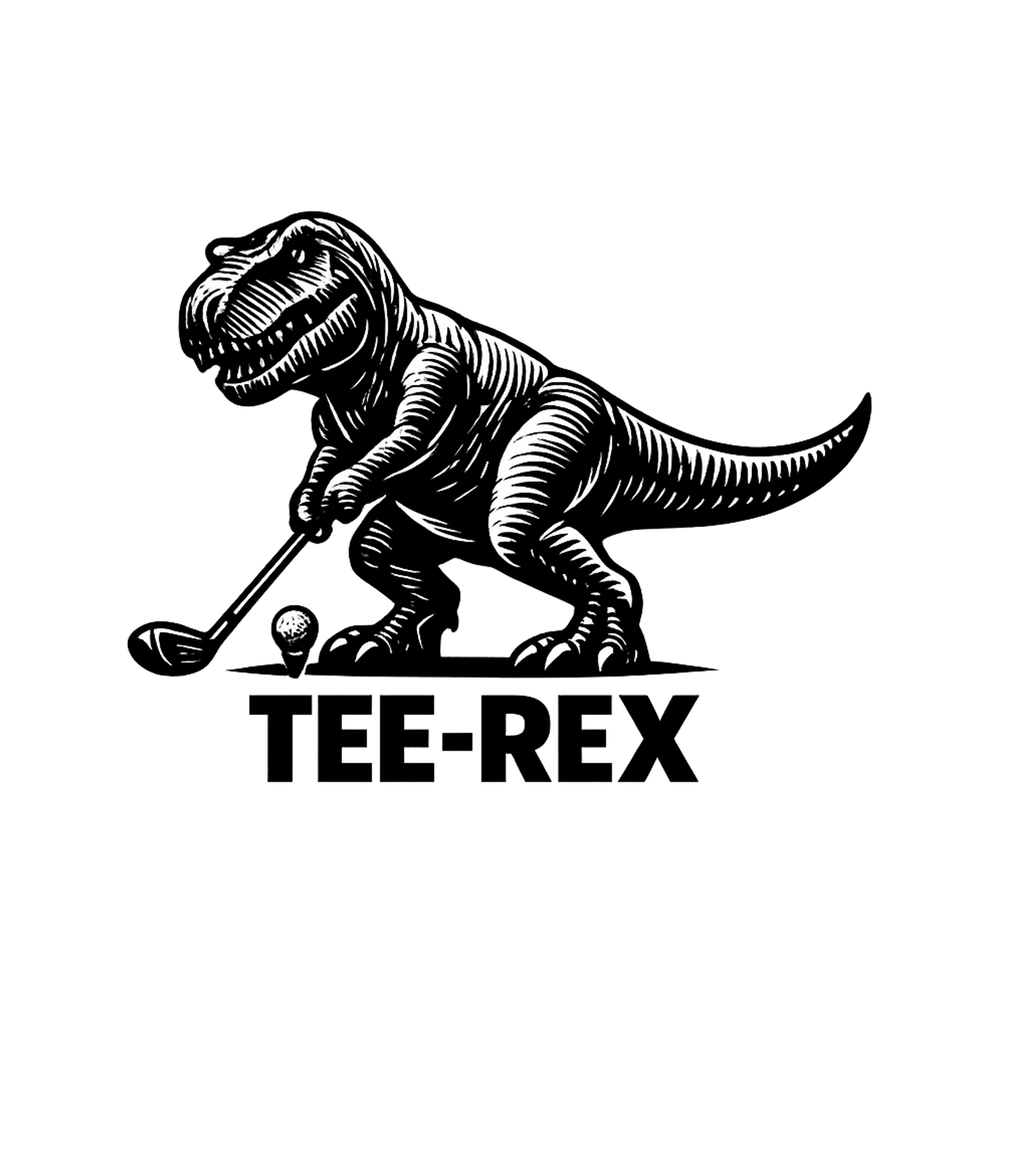 T-Rex Golf Player Golf Premium T-Shirt featuring This humorous graphic features a mighty T-Rex enjoying a rou – designed by Geoff Brown @ SunFrog T-Rex Golf Player Golf Premium T-Shirt featuring This humorous graphic features a mighty T-Rex enjoying a rou – designed by Geoff Brown @ SunFrog