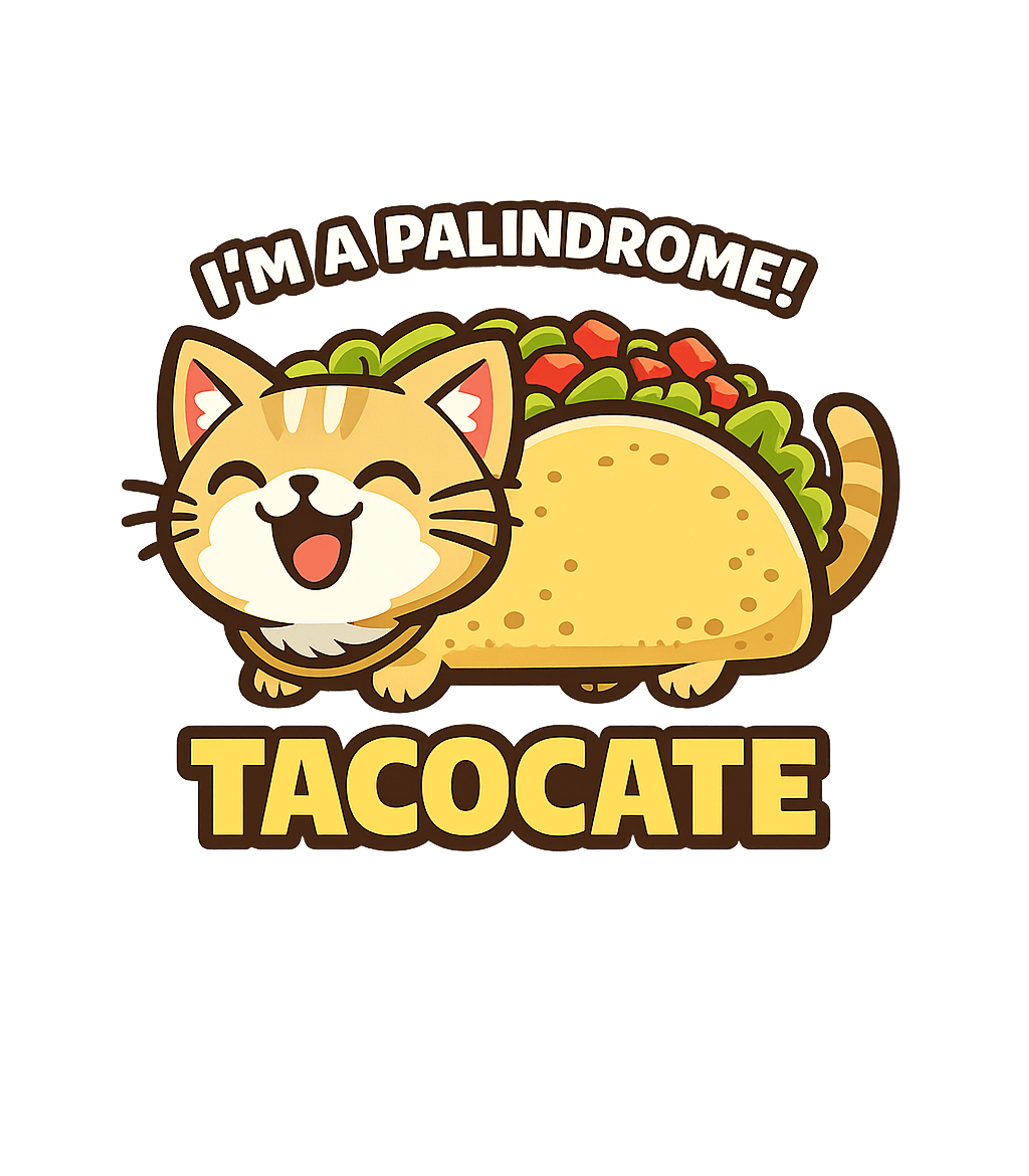 Tacocat Palindrome Cat Cats Premium T-Shirt featuring Embrace the quirky charm of this 'Tacocat' palindrome design – designed by Geoff Brown @ SunFrog Tacocat Palindrome Cat Cats Premium T-Shirt featuring Embrace the quirky charm of this 'Tacocat' palindrome design – designed by Geoff Brown @ SunFrog