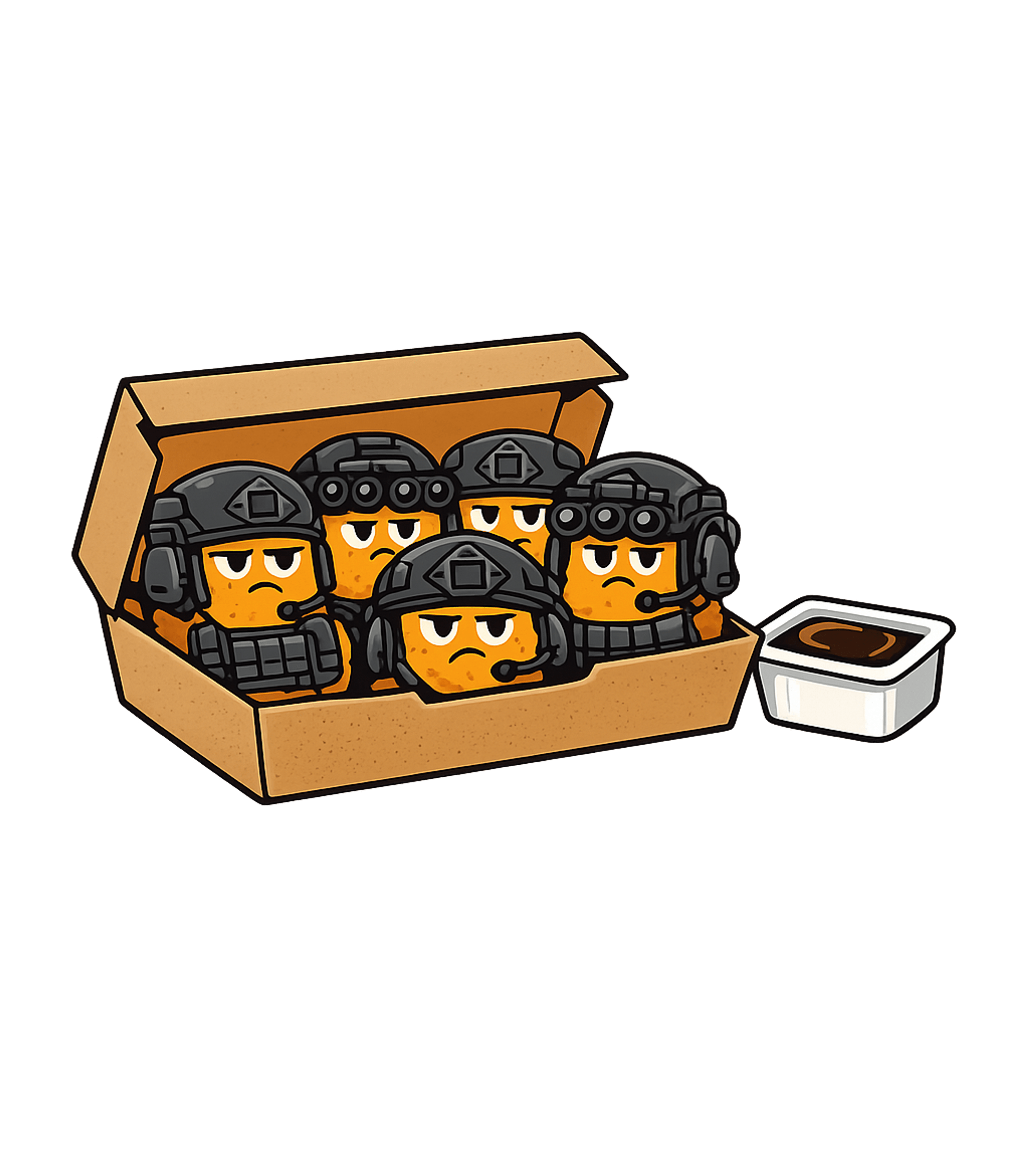 Tactical Nugget Squad Meme Humor Premium T-Shirt featuring Show off your love for funny food art with this unique tacti – designed by Geoff Brown @ SunFrog Tactical Nugget Squad Meme Humor Premium T-Shirt featuring Show off your love for funny food art with this unique tacti – designed by Geoff Brown @ SunFrog