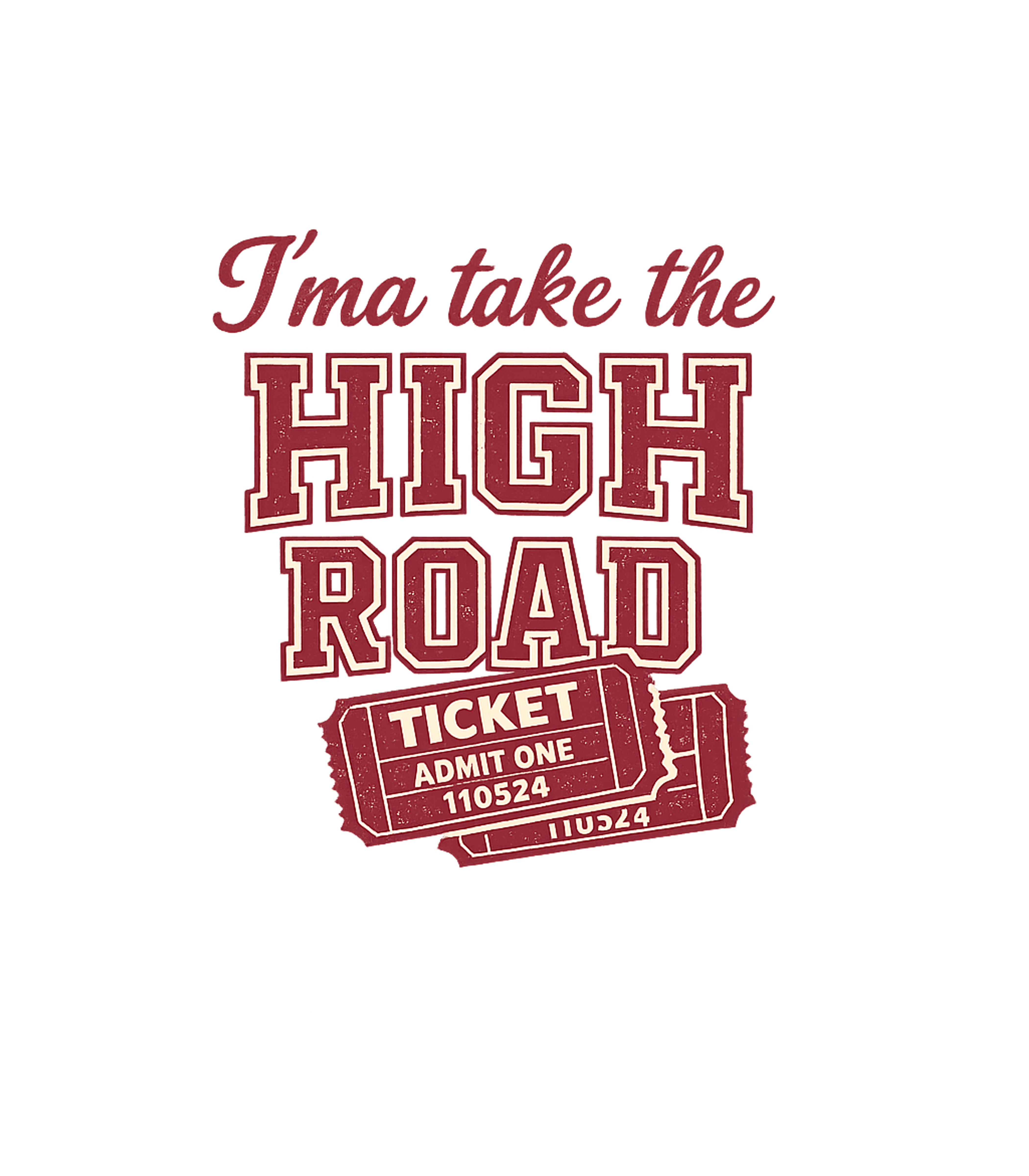 Take The High Road Inspirational Messages Premium T-Shirt featuring Embrace positivity with this vintage-inspired graphic featur – designed by Geoff Brown @ SunFrog Take The High Road Inspirational Messages Premium T-Shirt featuring Embrace positivity with this vintage-inspired graphic featur – designed by Geoff Brown @ SunFrog