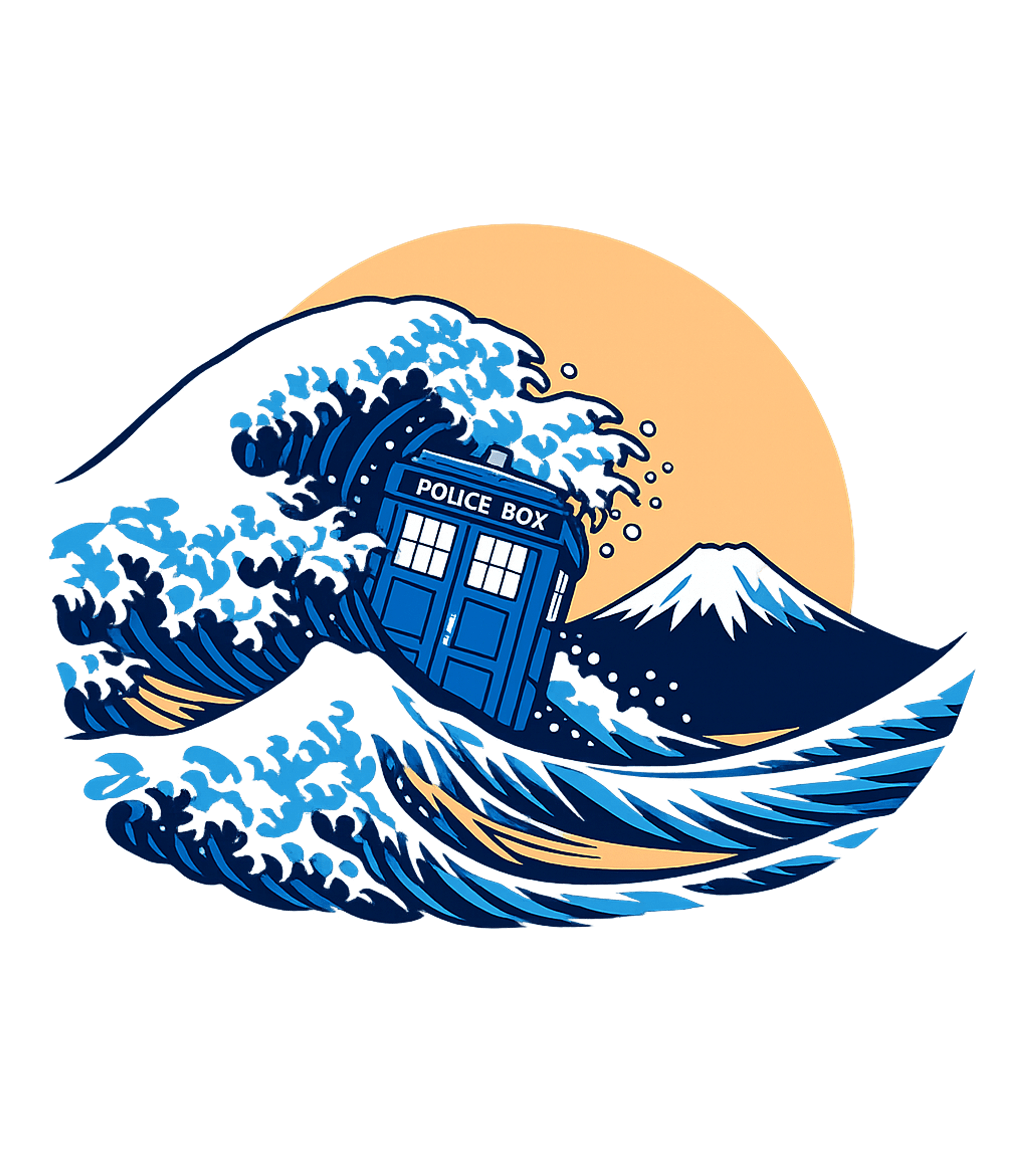 TARDIS Great Wave Travel Tank Top featuring Dive into a timeless adventure with this unique artwork, ble – designed by Geoff Brown @ SunFrog TARDIS Great Wave Travel Tank Top featuring Dive into a timeless adventure with this unique artwork, ble – designed by Geoff Brown @ SunFrog