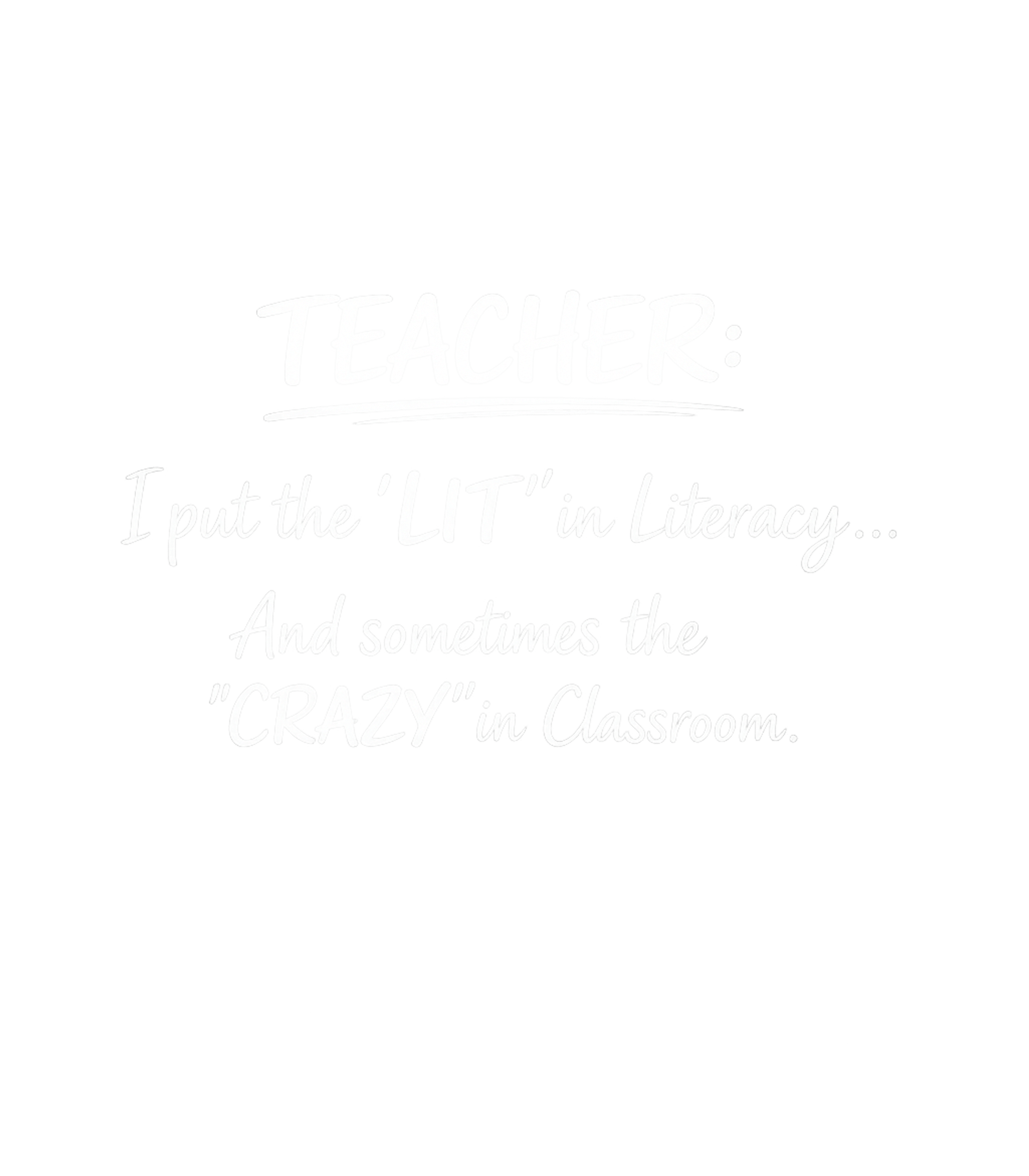 Teacher Lit & Crazy Teacher Appreciation Crewneck Sweatshirt featuring This fun graphic celebrates teachers who bring excitement to – designed by Geoff Brown @ SunFrog Teacher Lit & Crazy Teacher Appreciation Crewneck Sweatshirt featuring This fun graphic celebrates teachers who bring excitement to – designed by Geoff Brown @ SunFrog