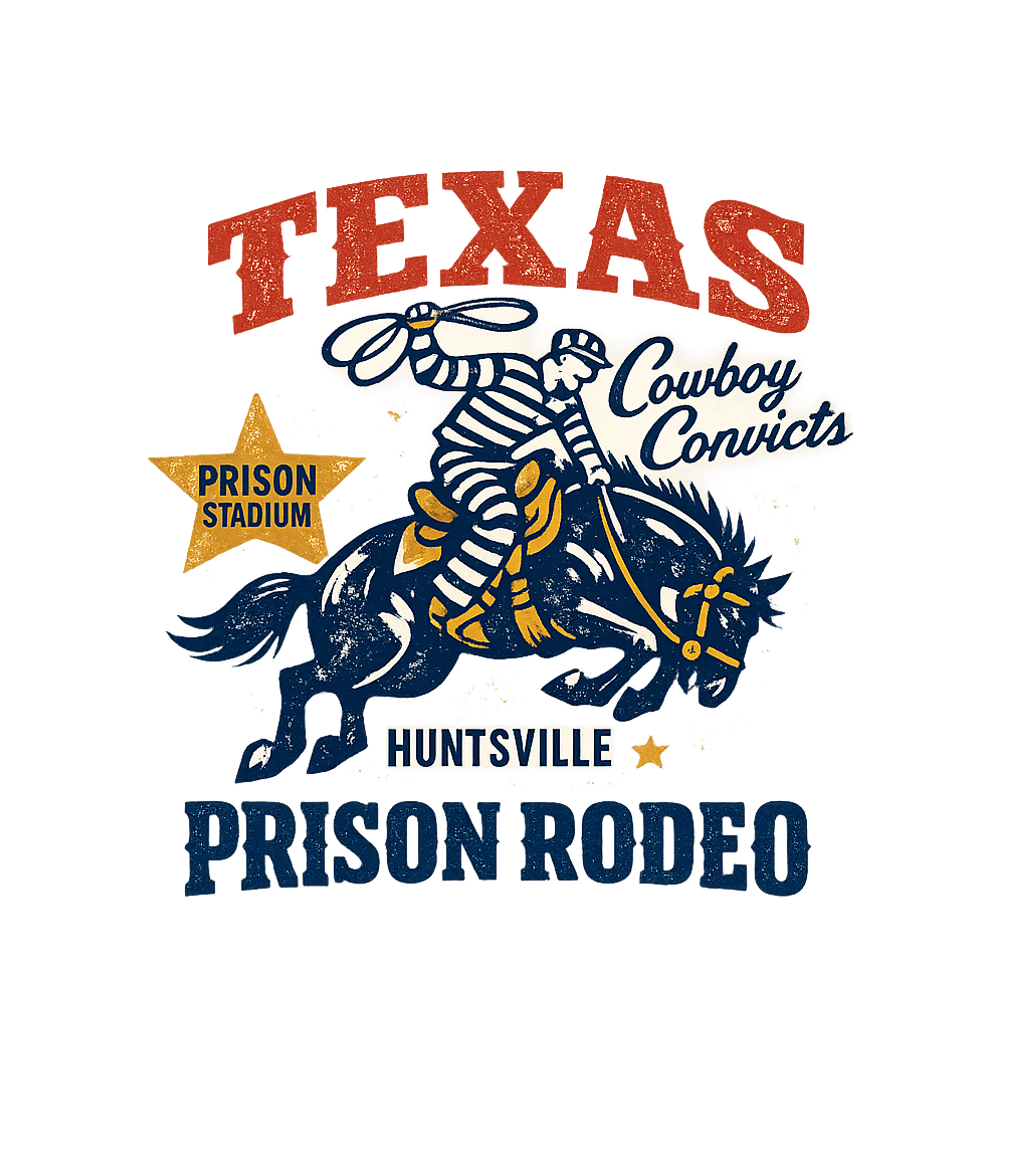 Texas Prison Rodeo Texas Premium T-Shirt featuring Show your Texas pride with this vintage-style graphic featur – designed by Geoff Brown @ SunFrog Texas Prison Rodeo Texas Premium T-Shirt featuring Show your Texas pride with this vintage-style graphic featur – designed by Geoff Brown @ SunFrog