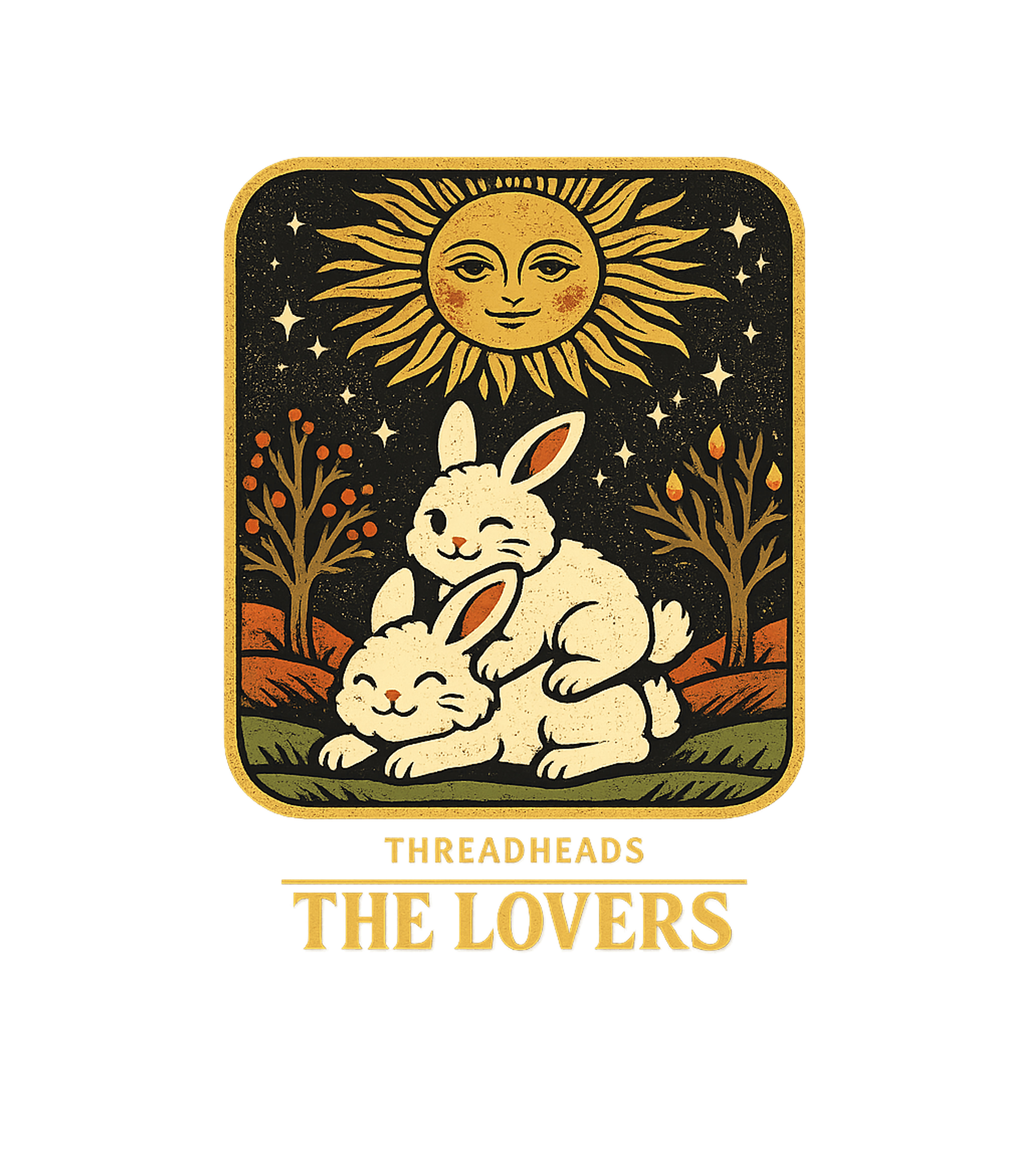 The Lovers Tarot Card Valentine’s Day Premium T-Shirt featuring Embrace whimsical romance with this vintage-inspired 'The Lo – designed by Geoff Brown @ SunFrog The Lovers Tarot Card Valentine’s Day Premium T-Shirt featuring Embrace whimsical romance with this vintage-inspired 'The Lo – designed by Geoff Brown @ SunFrog