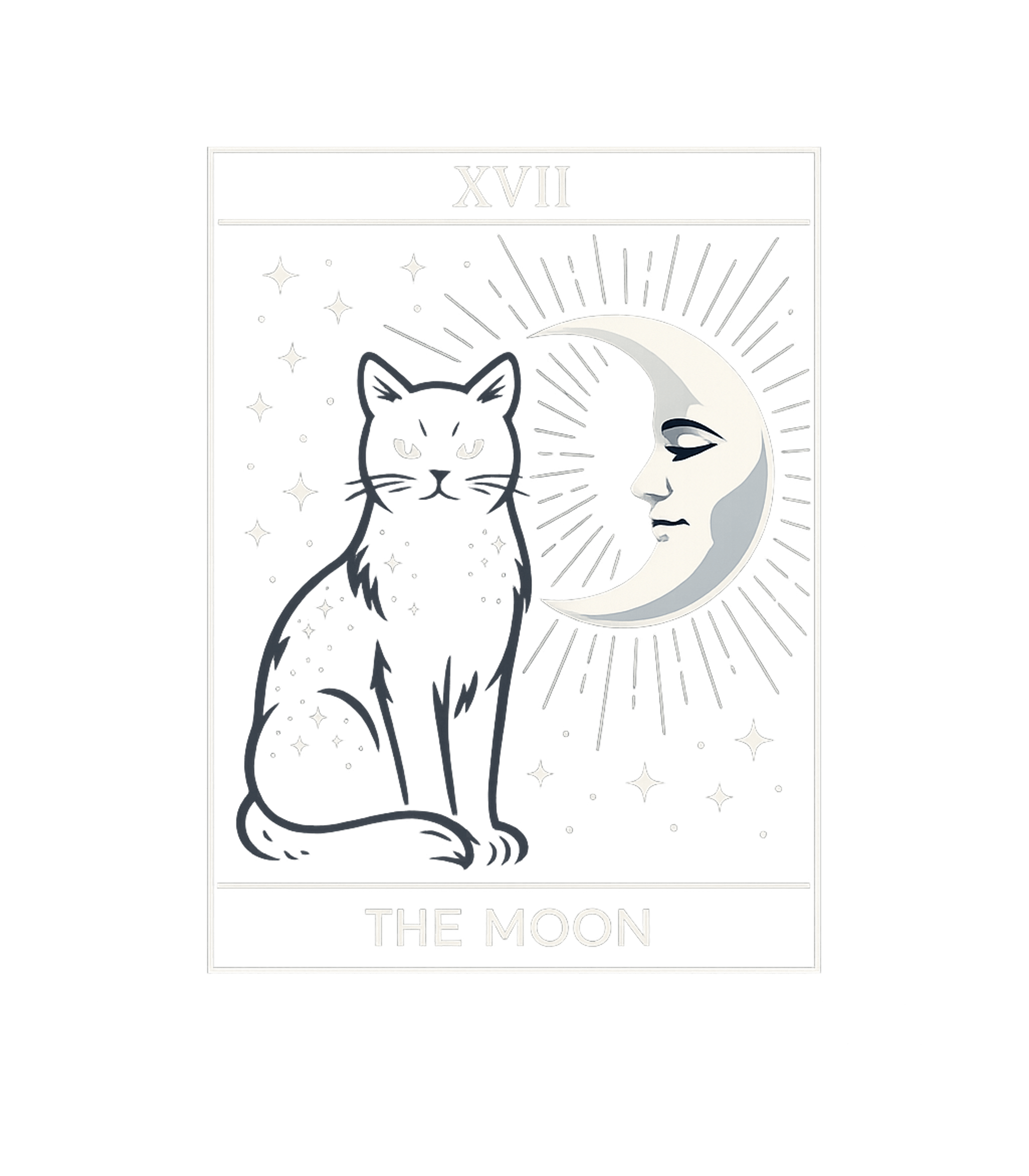The Moon Tarot Cat Cats Premium T-Shirt featuring Embrace the mystical with this graphic tee featuring a celes – designed by Geoff Brown @ SunFrog The Moon Tarot Cat Cats Premium T-Shirt featuring Embrace the mystical with this graphic tee featuring a celes – designed by Geoff Brown @ SunFrog
