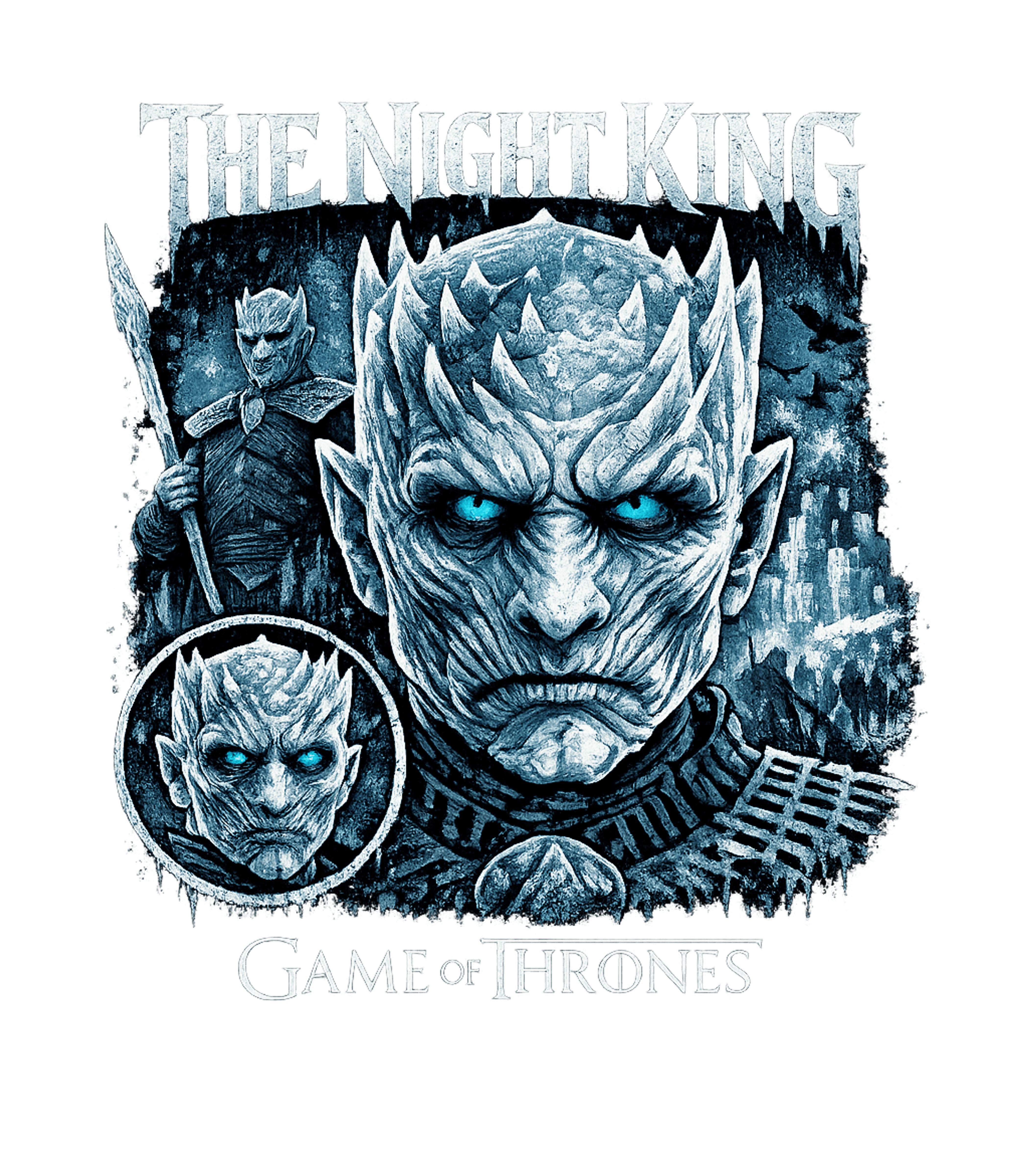 The Night King Art Gaming Premium T-Shirt featuring Embrace the chilling power of the Night King with this strik – designed by Geoff Brown @ SunFrog The Night King Art Gaming Premium T-Shirt featuring Embrace the chilling power of the Night King with this strik – designed by Geoff Brown @ SunFrog