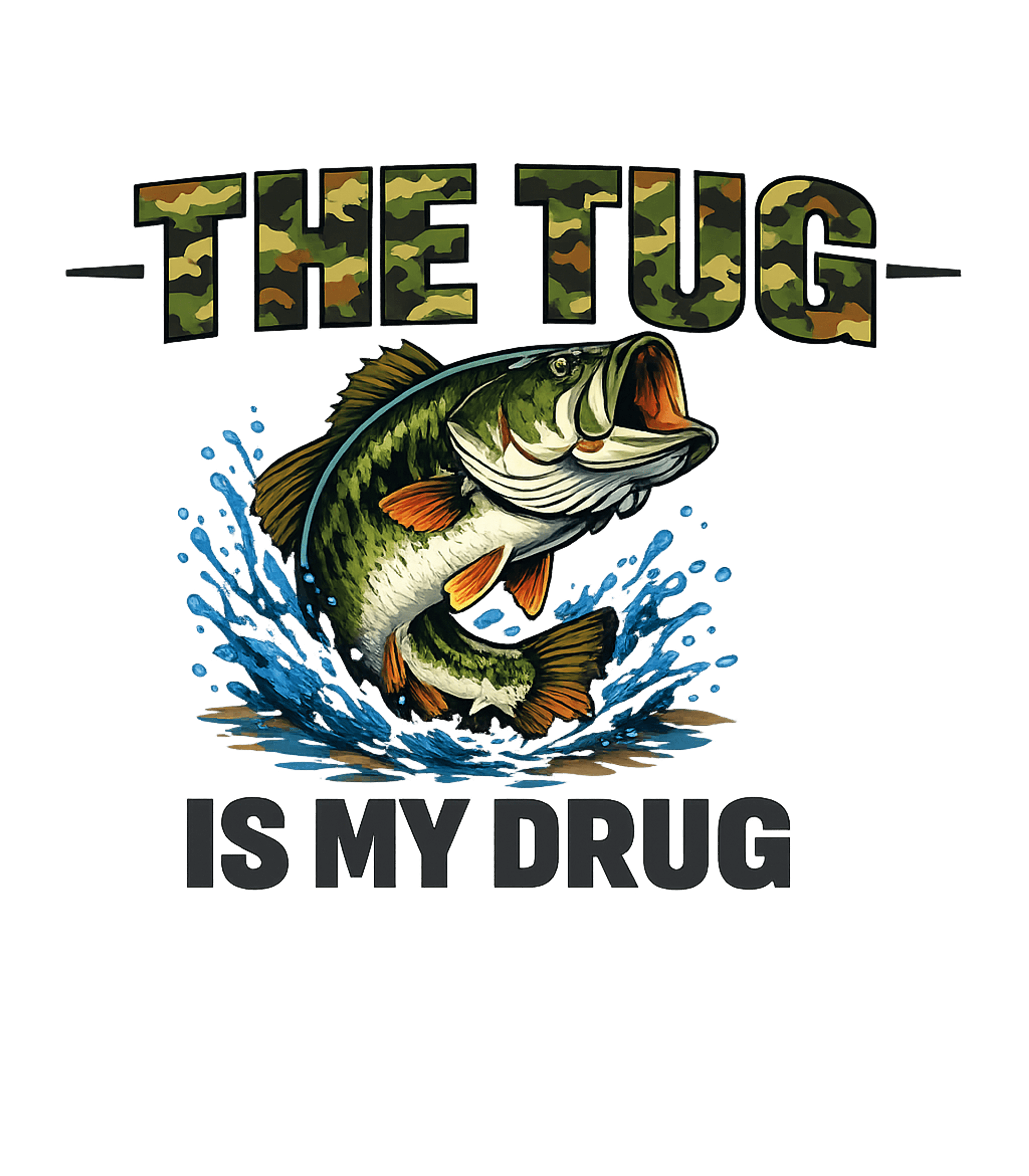 The Tug Is My Drug Fishing Premium T-Shirt featuring Celebrate your passion for fishing with this vibrant graphic – designed by Geoff Brown @ SunFrog The Tug Is My Drug Fishing Premium T-Shirt featuring Celebrate your passion for fishing with this vibrant graphic – designed by Geoff Brown @ SunFrog