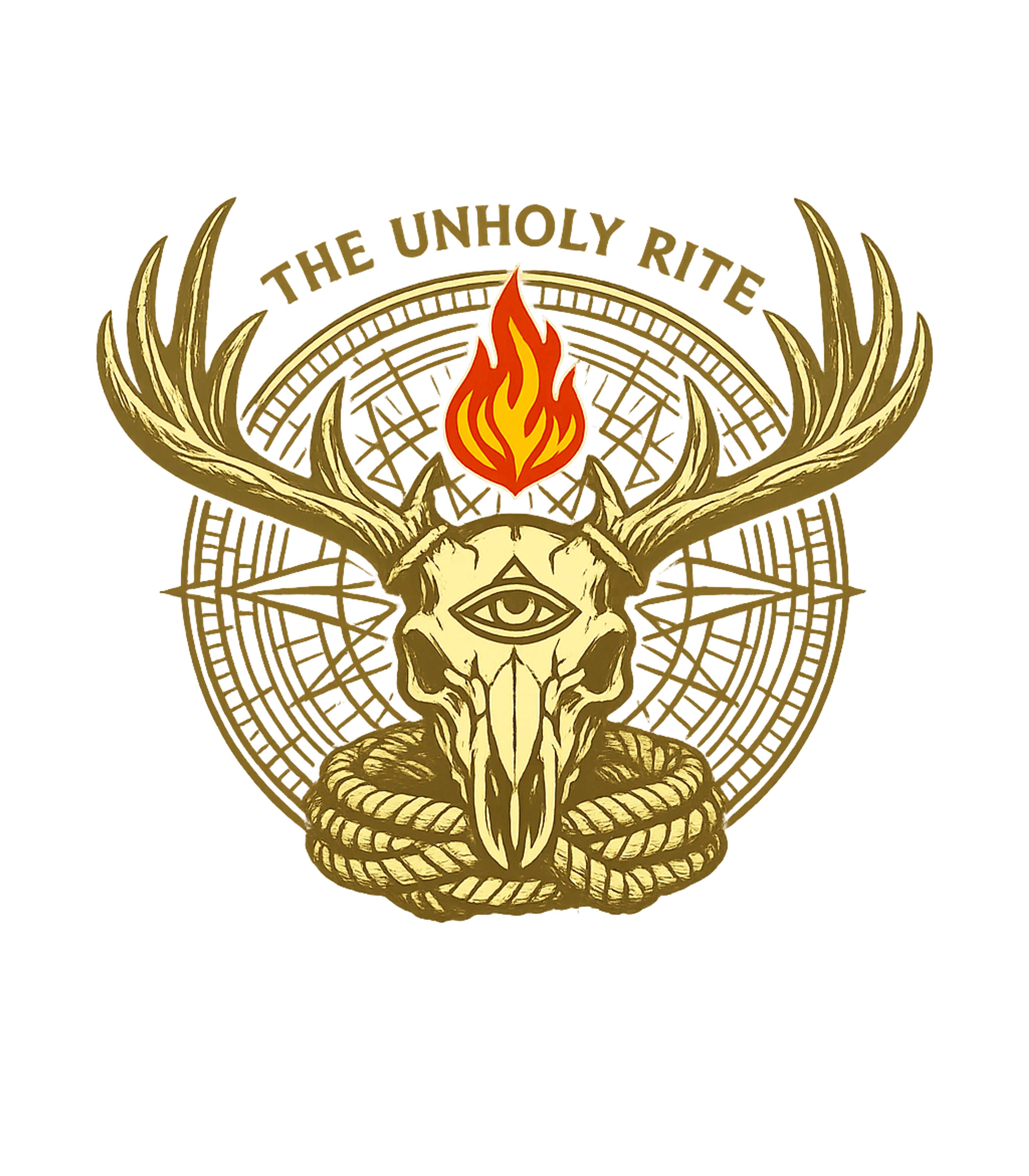 The Unholy Rite Gaming Premium T-Shirt featuring This design features a powerful horned skull emblem, complet – designed by Geoff Brown @ SunFrog The Unholy Rite Gaming Premium T-Shirt featuring This design features a powerful horned skull emblem, complet – designed by Geoff Brown @ SunFrog