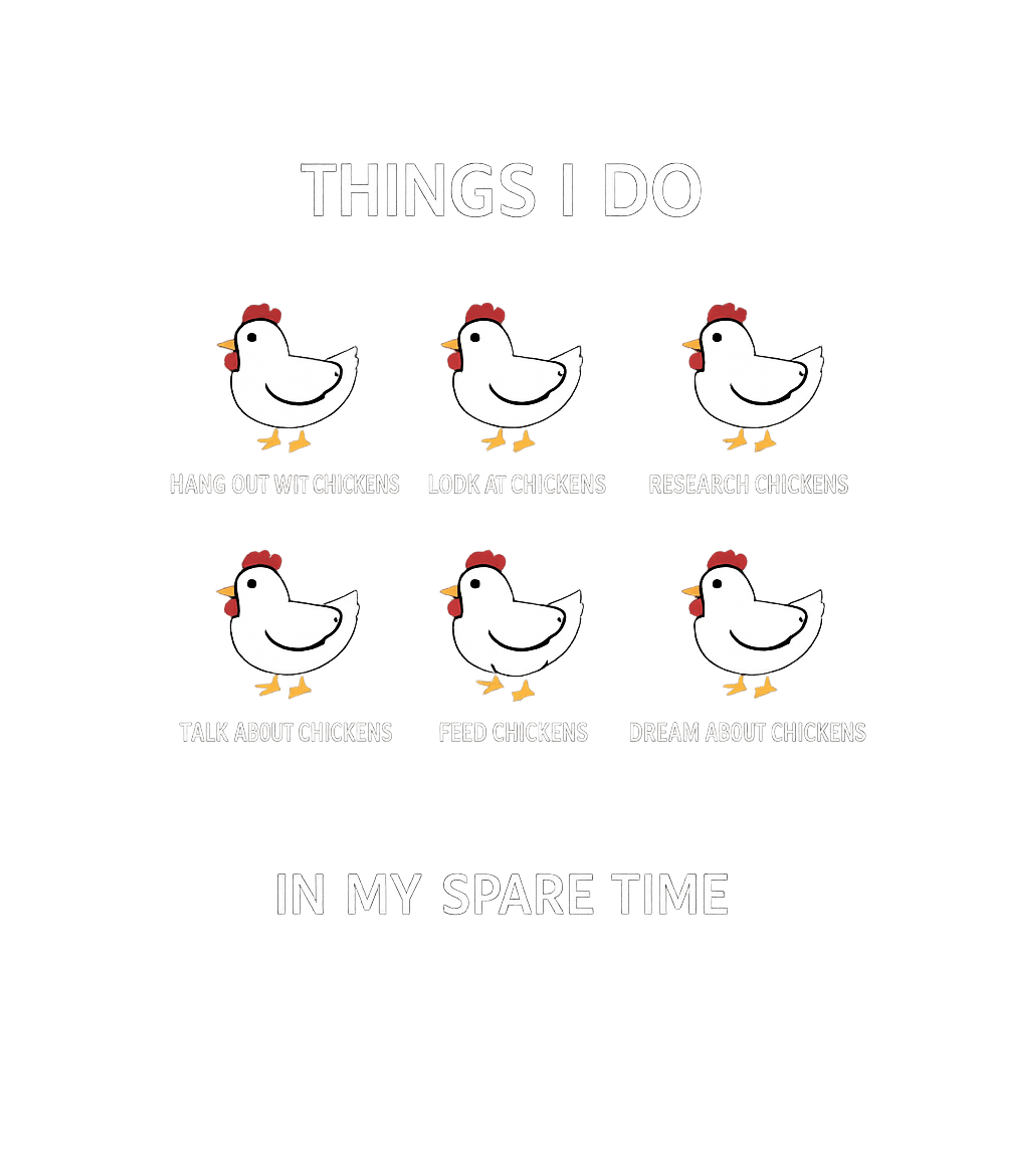 Things I Do Chickens Farm Animals Premium T-Shirt featuring This humorous graphic tee perfectly captures the daily routi – designed by Geoff Brown @ SunFrog Things I Do Chickens Farm Animals Premium T-Shirt featuring This humorous graphic tee perfectly captures the daily routi – designed by Geoff Brown @ SunFrog