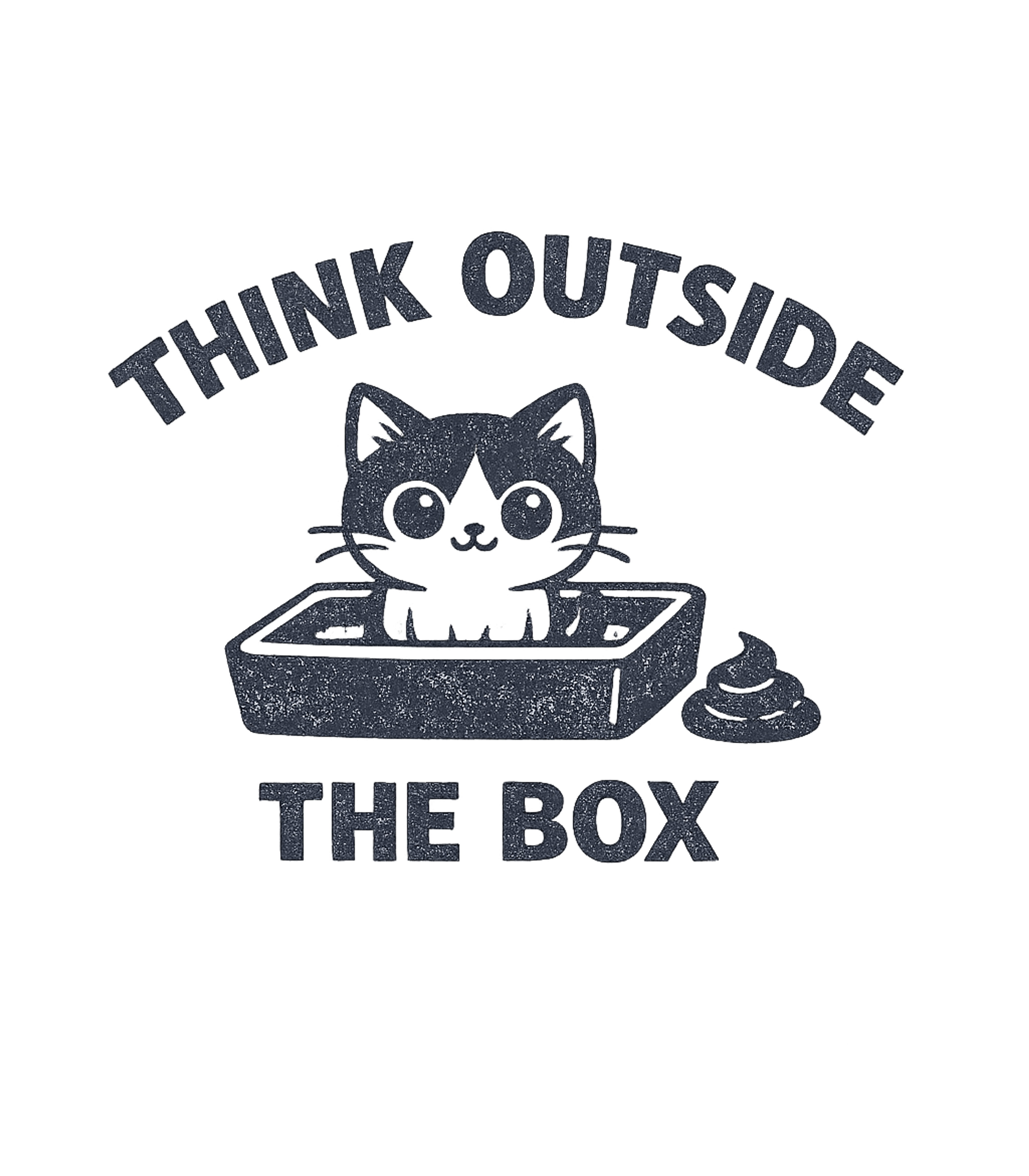 Think Outside The Litterbox Cats Premium T-Shirt featuring Embrace witty cat humor with this graphic tee featuring a cu – designed by Geoff Brown @ SunFrog Think Outside The Litterbox Cats Premium T-Shirt featuring Embrace witty cat humor with this graphic tee featuring a cu – designed by Geoff Brown @ SunFrog