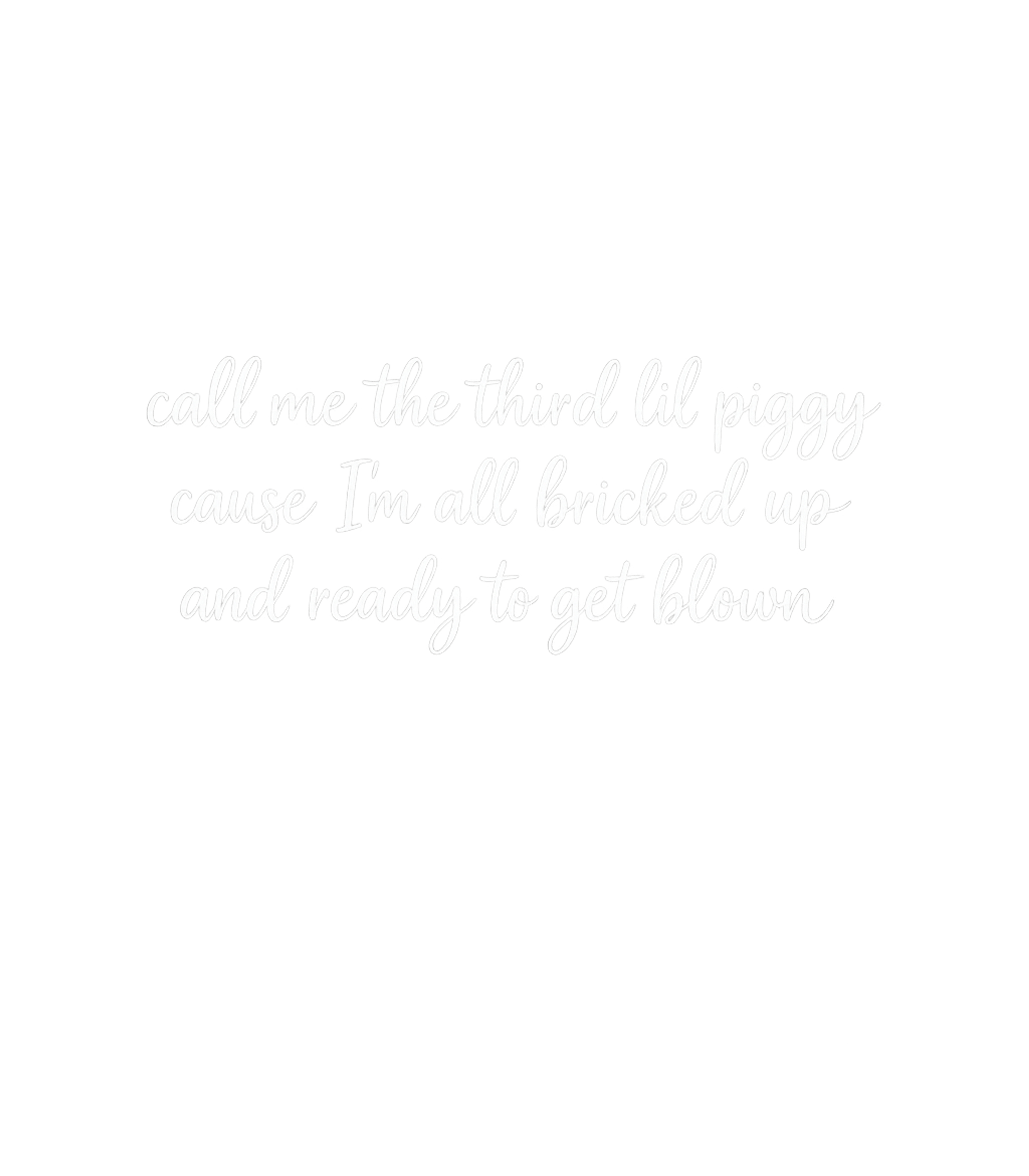 Third Lil Piggy Humor Relationship Humor Crewneck Sweatshirt featuring This humorous t-shirt features a bold, suggestive phrase tha – designed by Geoff Brown @ SunFrog Third Lil Piggy Humor Relationship Humor Crewneck Sweatshirt featuring This humorous t-shirt features a bold, suggestive phrase tha – designed by Geoff Brown @ SunFrog