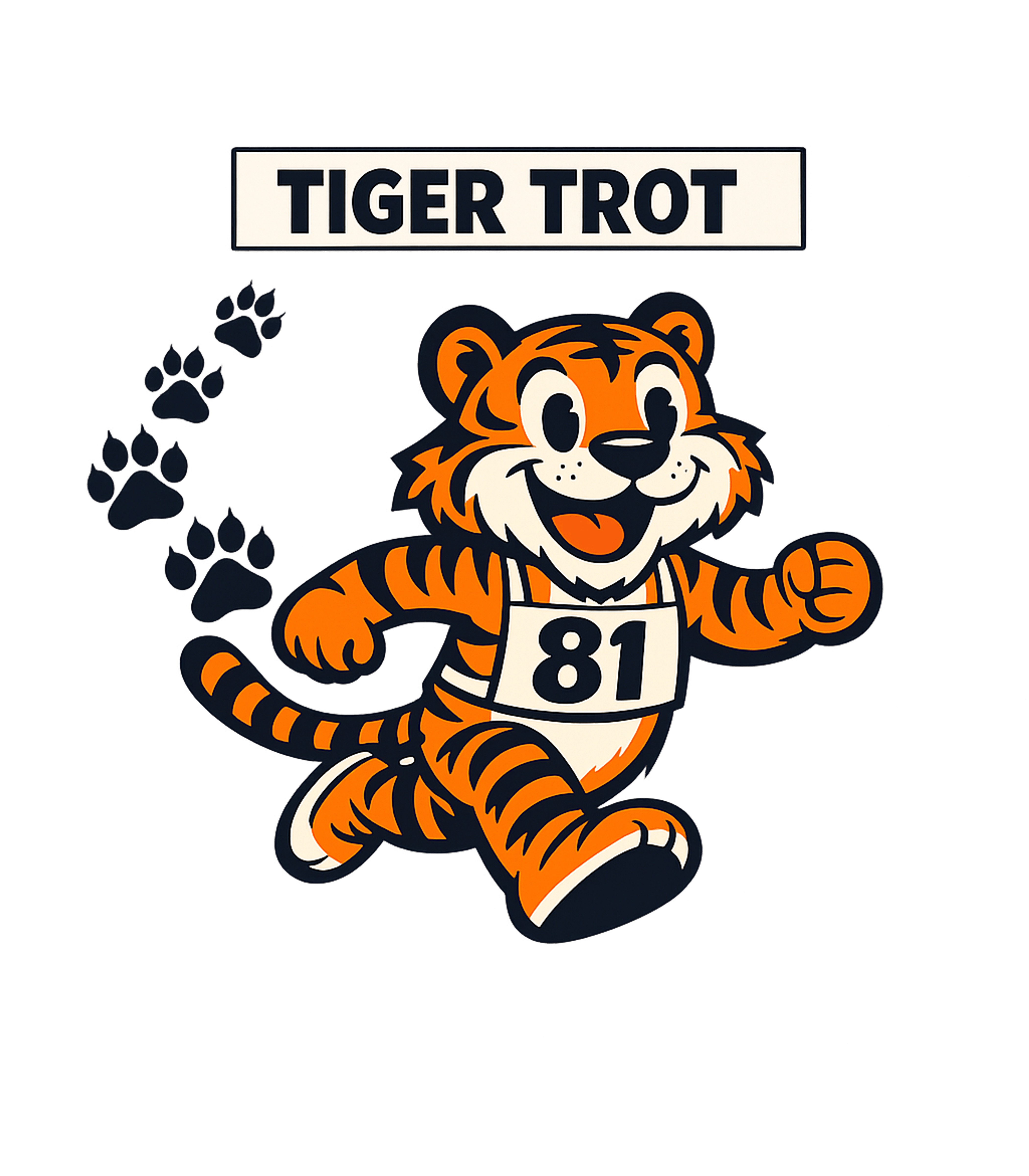 Tiger Trot Runner Charity / Fundraisers Premium T-Shirt featuring Show your spirit with this cheerful cartoon tiger running in – designed by Geoff Brown @ SunFrog Tiger Trot Runner Charity / Fundraisers Premium T-Shirt featuring Show your spirit with this cheerful cartoon tiger running in – designed by Geoff Brown @ SunFrog