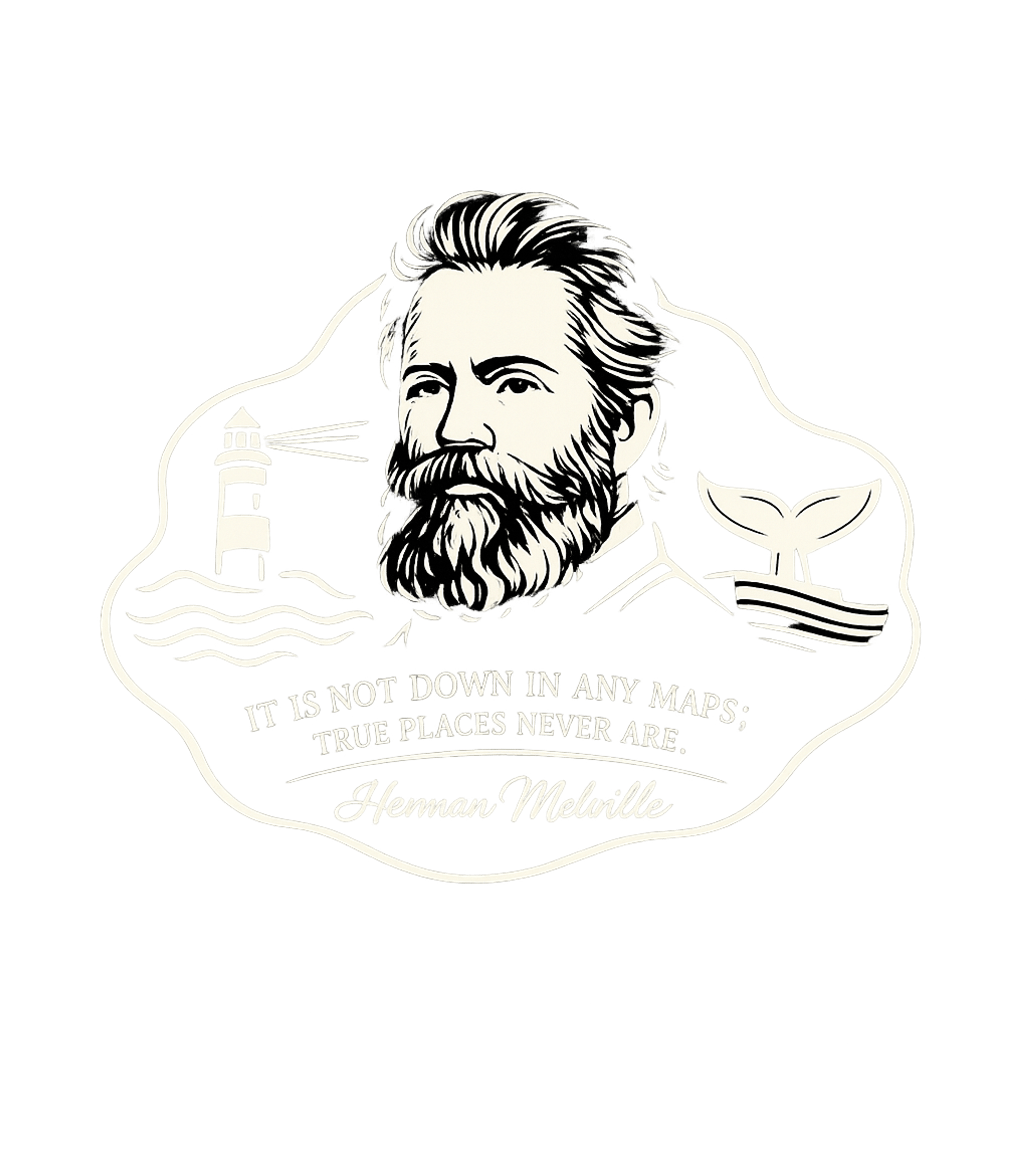 True Places Never Are Boating Premium T-Shirt featuring Celebrate literary wisdom with this classic Herman Melville – designed by Geoff Brown @ SunFrog True Places Never Are Boating Premium T-Shirt featuring Celebrate literary wisdom with this classic Herman Melville – designed by Geoff Brown @ SunFrog