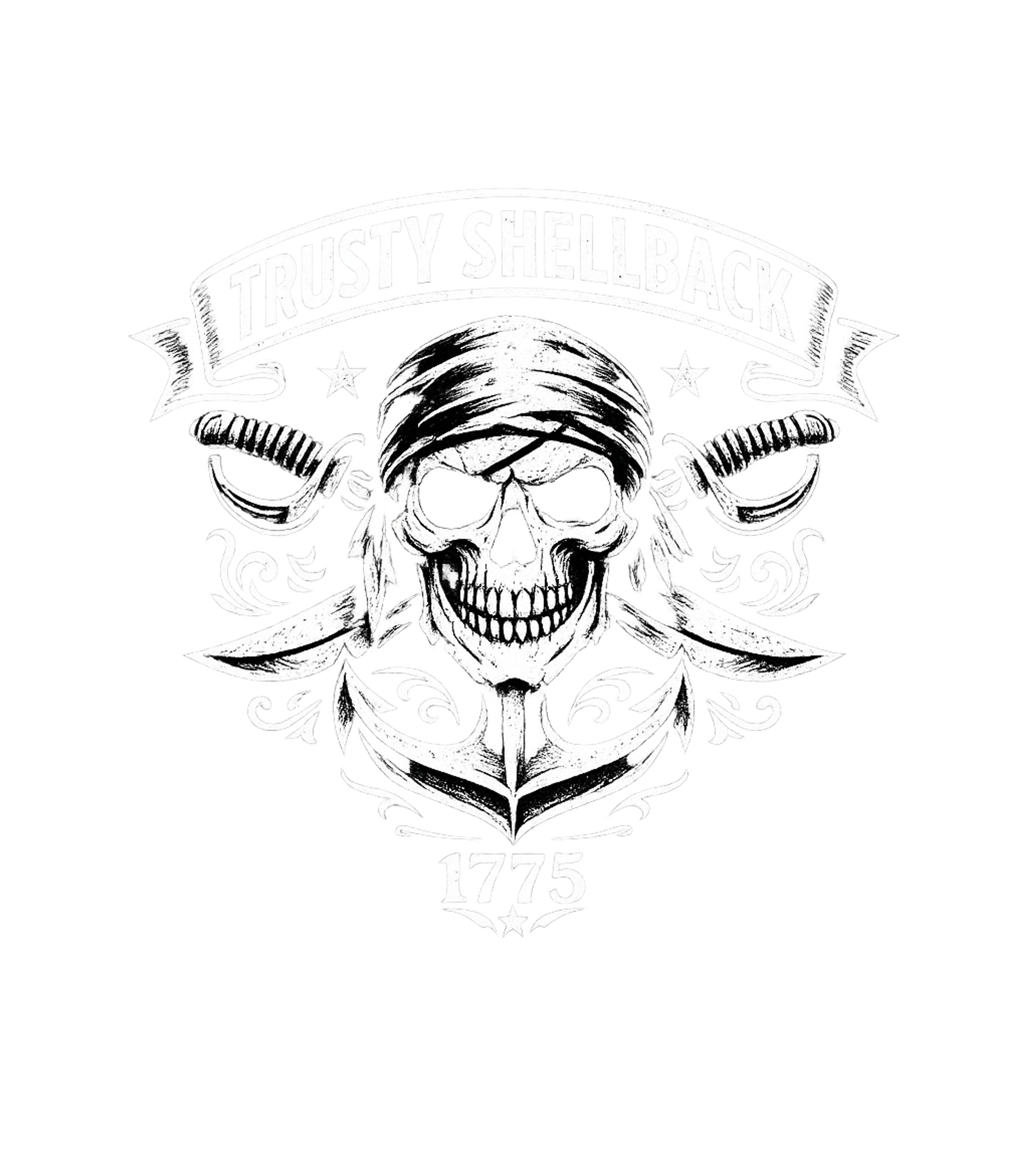 Trusty Shellback Pirate Anchor Military Pride Crewneck Sweatshirt featuring This striking design features a vintage-style pirate skull w – designed by Geoff Brown @ SunFrog Trusty Shellback Pirate Anchor Military Pride Crewneck Sweatshirt featuring This striking design features a vintage-style pirate skull w – designed by Geoff Brown @ SunFrog