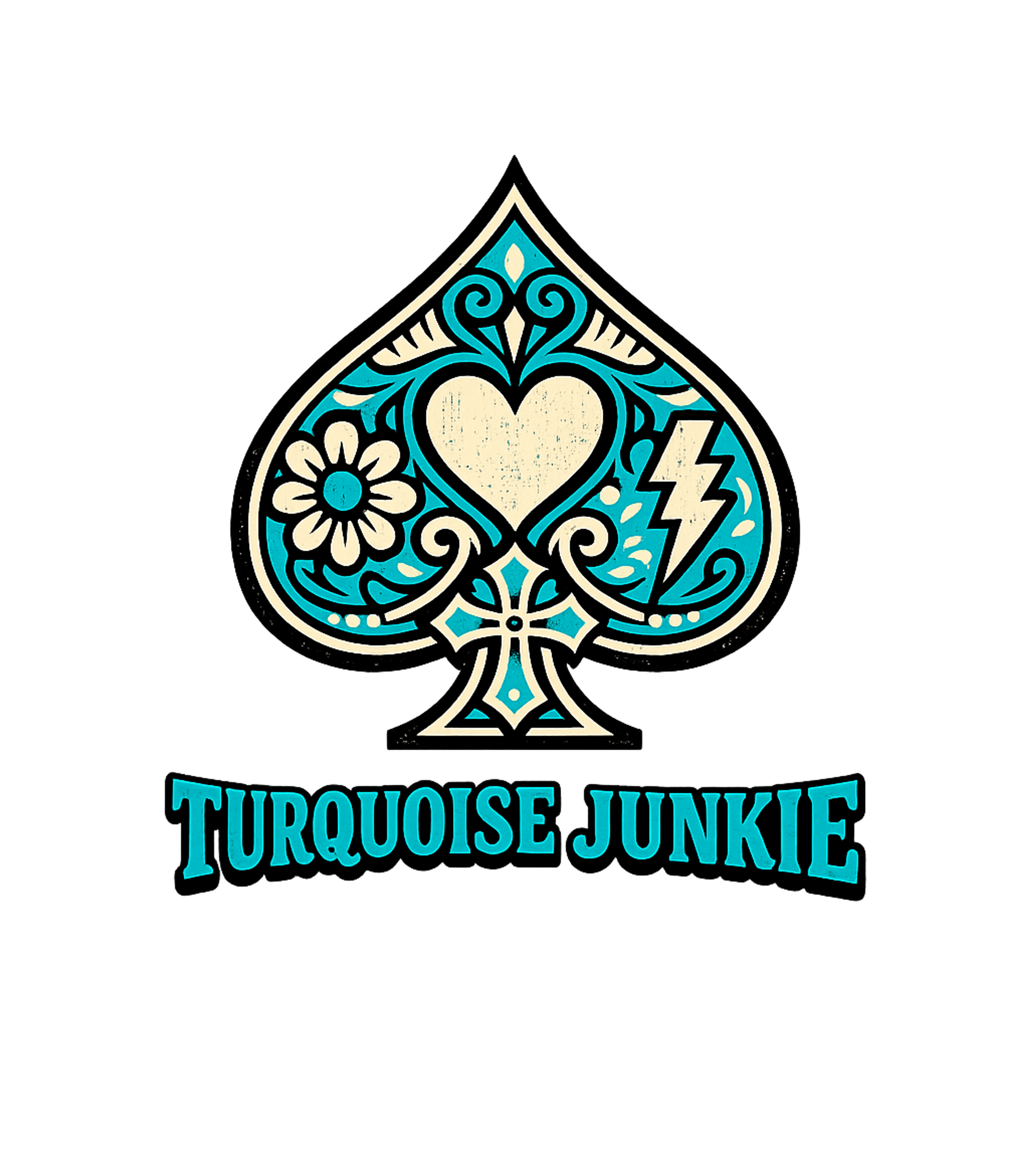 Turquoise Junkie Spade Inspirational Messages Premium T-Shirt featuring Express your passionate love for turquoise with this unique – designed by Geoff Brown @ SunFrog Turquoise Junkie Spade Inspirational Messages Premium T-Shirt featuring Express your passionate love for turquoise with this unique – designed by Geoff Brown @ SunFrog